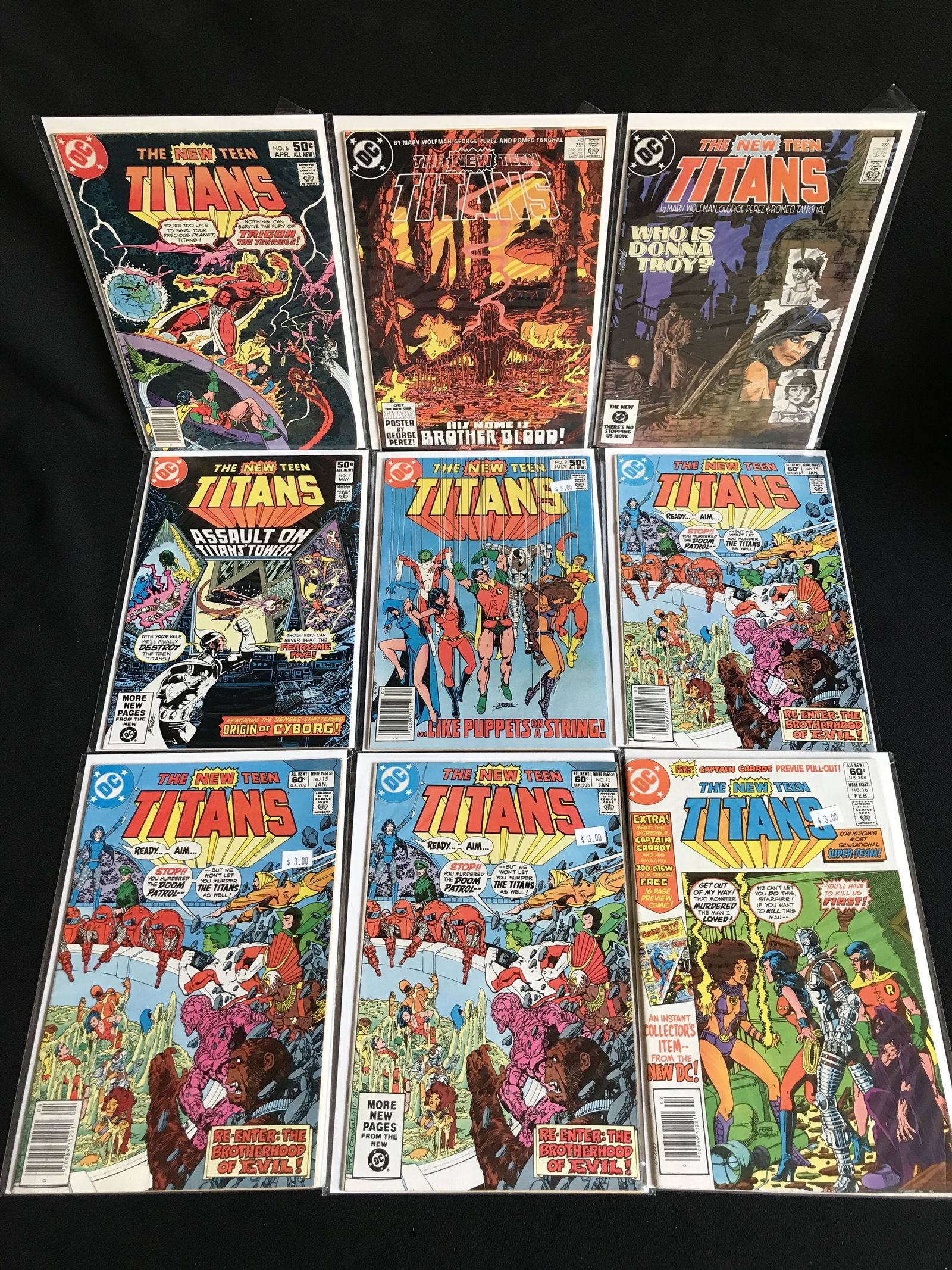 THE NEW TEEN TITANS COMIC BOOK LOT (DC COMICS) (1 of 1)