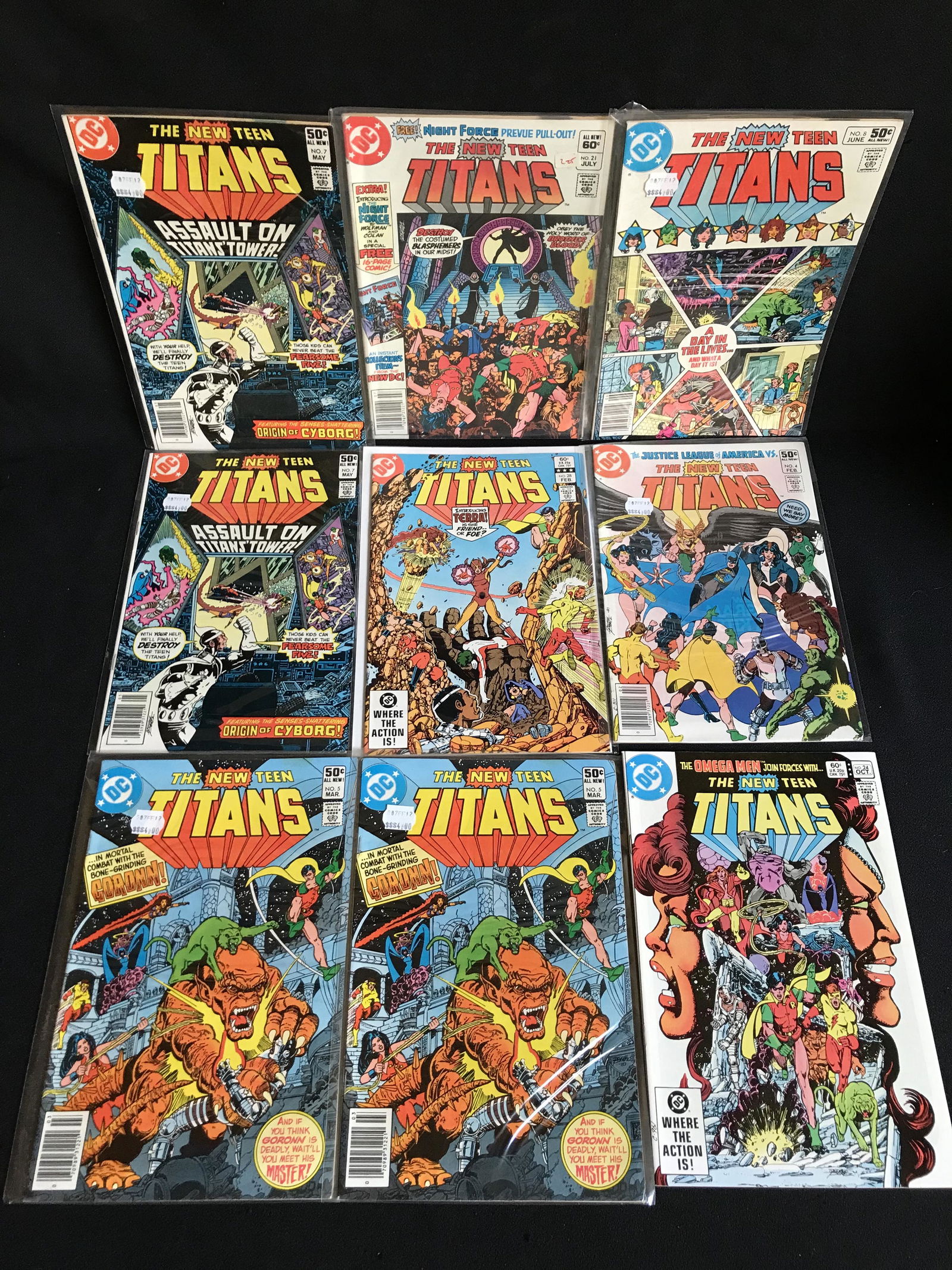 THE NEW TEEN TITANS COMIC BOOK LOT (DC COMICS) (1 of 1)