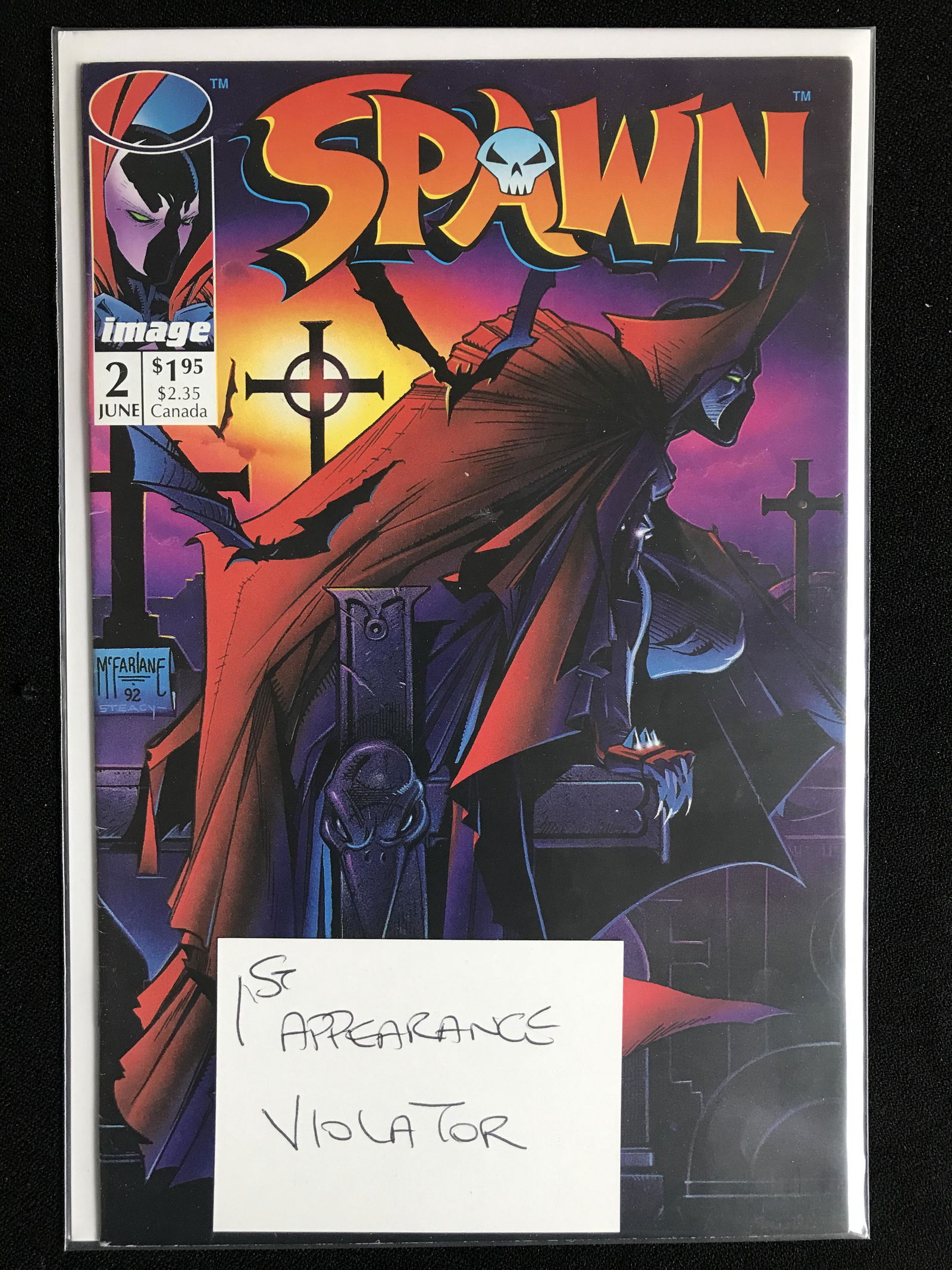 SPAWN NO.2 (IMAGE COMICS) (1 of 1)