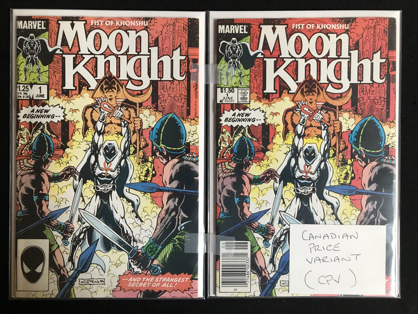 MOON KNIGHT NO.1 (MARVEL COMICS) X2 (1 of 1)