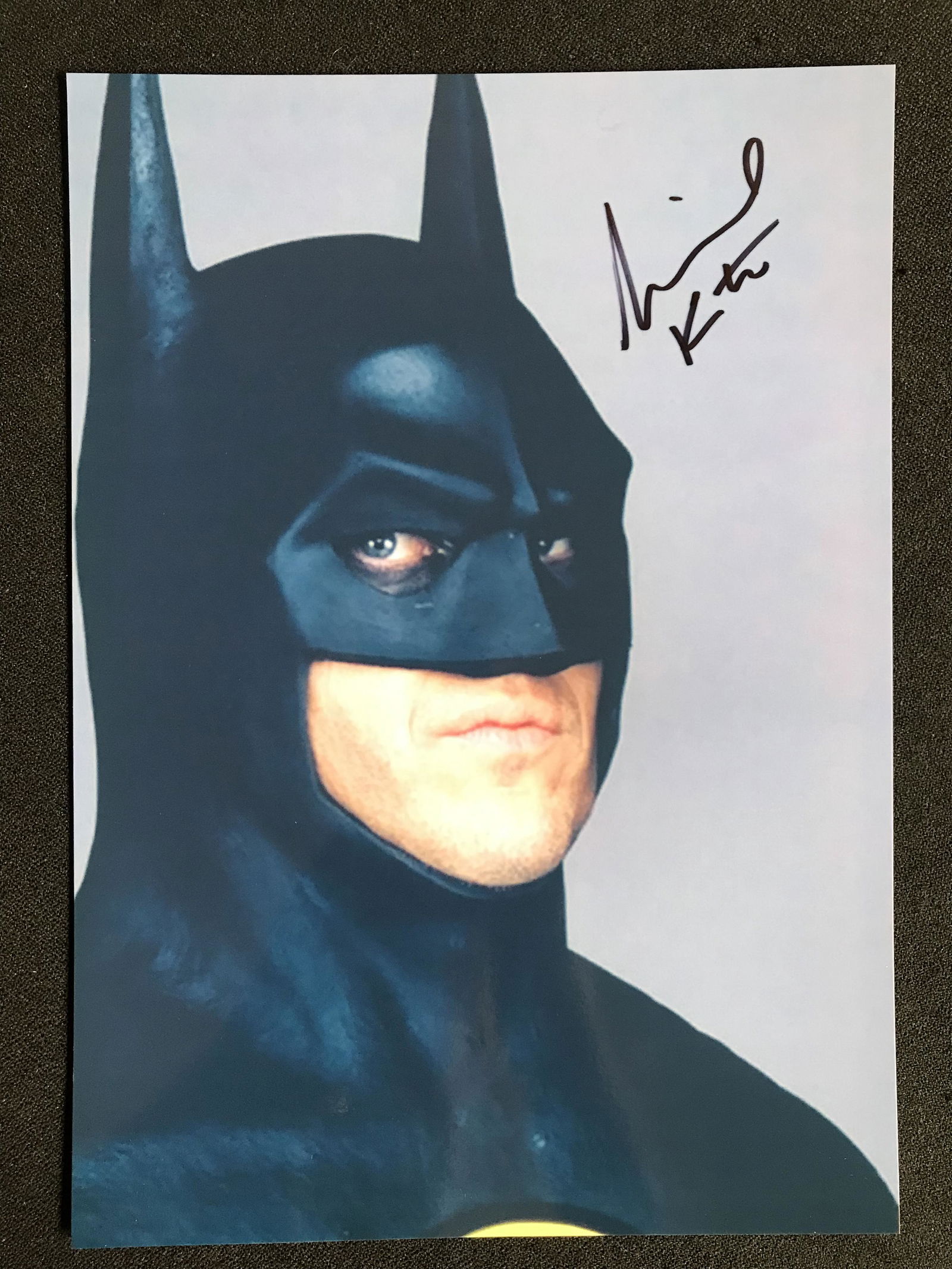 MICHAEL KEATON SIGNED 8X10 BATMAN PHOTO (RA COA) (1 of 2)