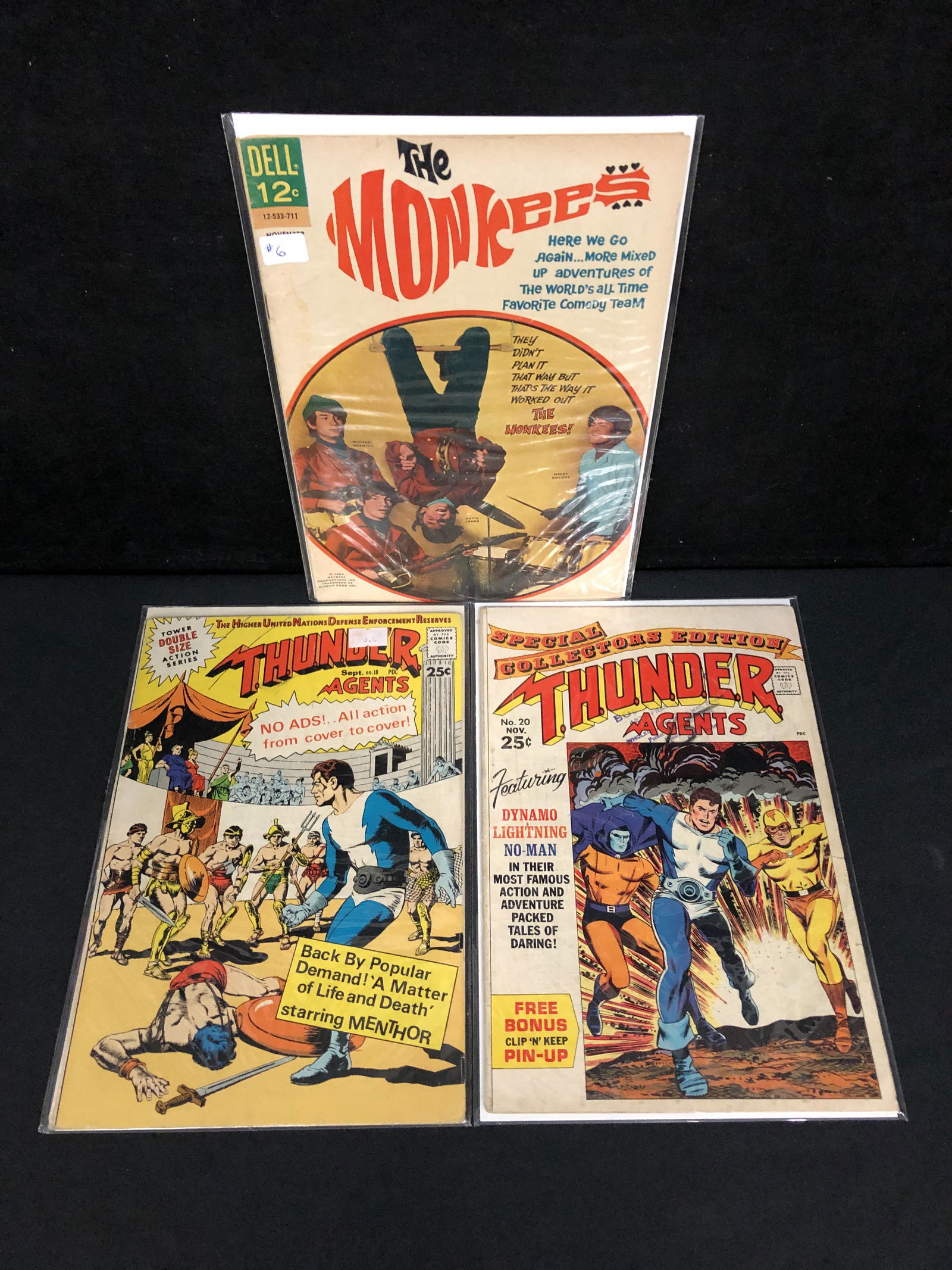 THUNDER AGENTS/ THE MONKEES COMIC BOOK LOT (1 of 1)