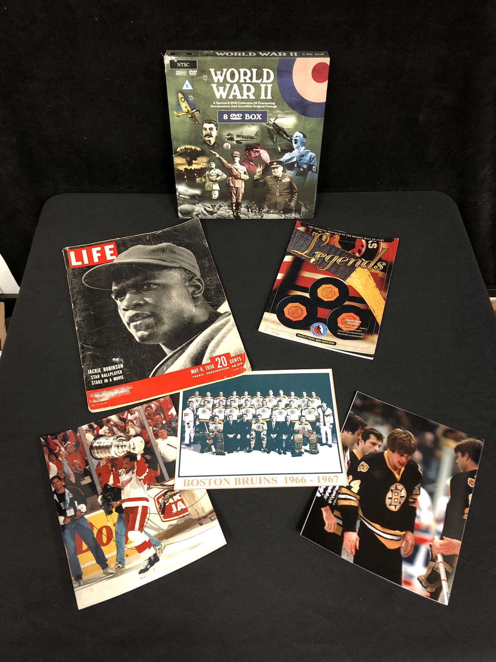 1950 LIFE MAGAZINE WITH JACKIE ROBINSON AND ASSORTED COLLECTABLES (1 of 1)