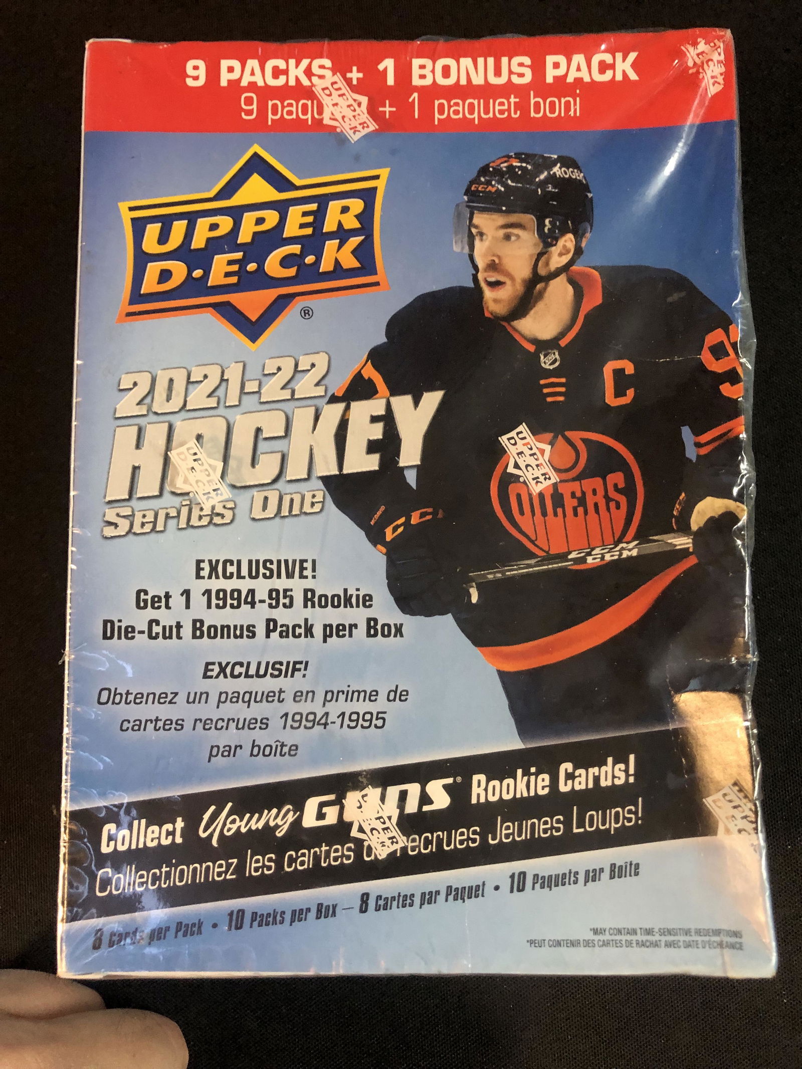 2021-22 Upper Deck Series 1 NHL Hockey Blaster Box (1 of 1)