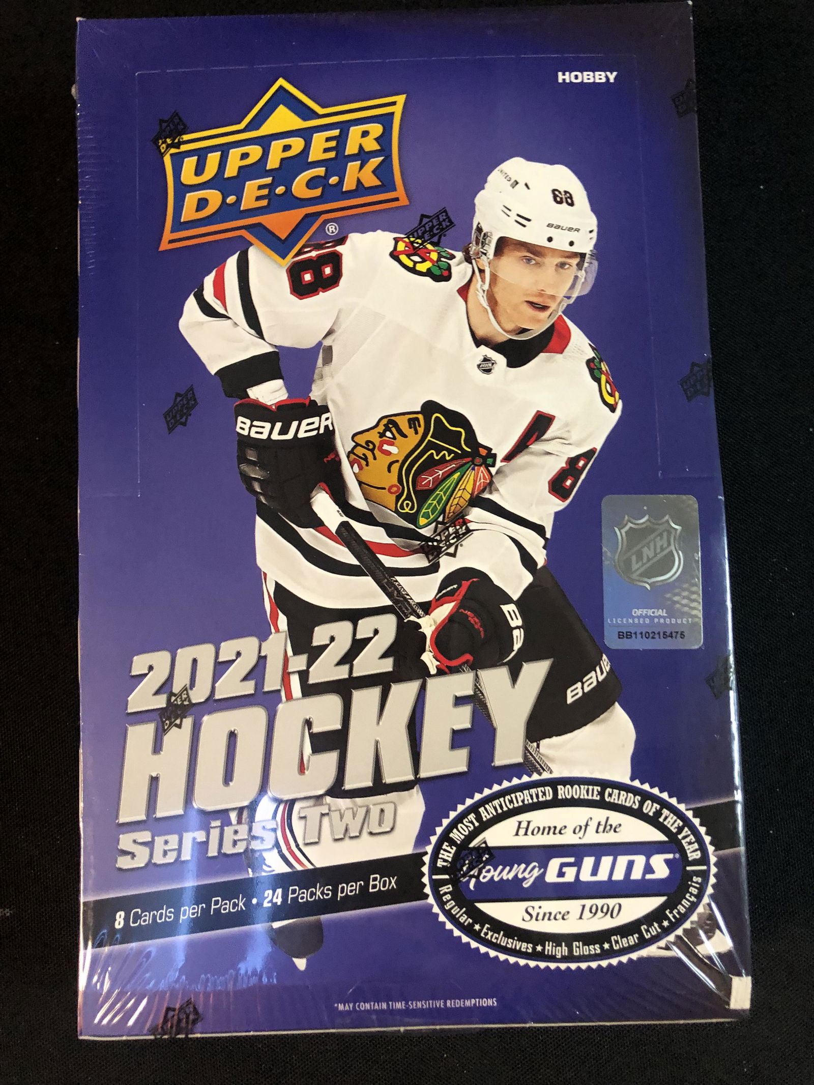 SEALED 2021-22 UPPER DECK SERIES 2 HOBBY BOX (1 of 1)