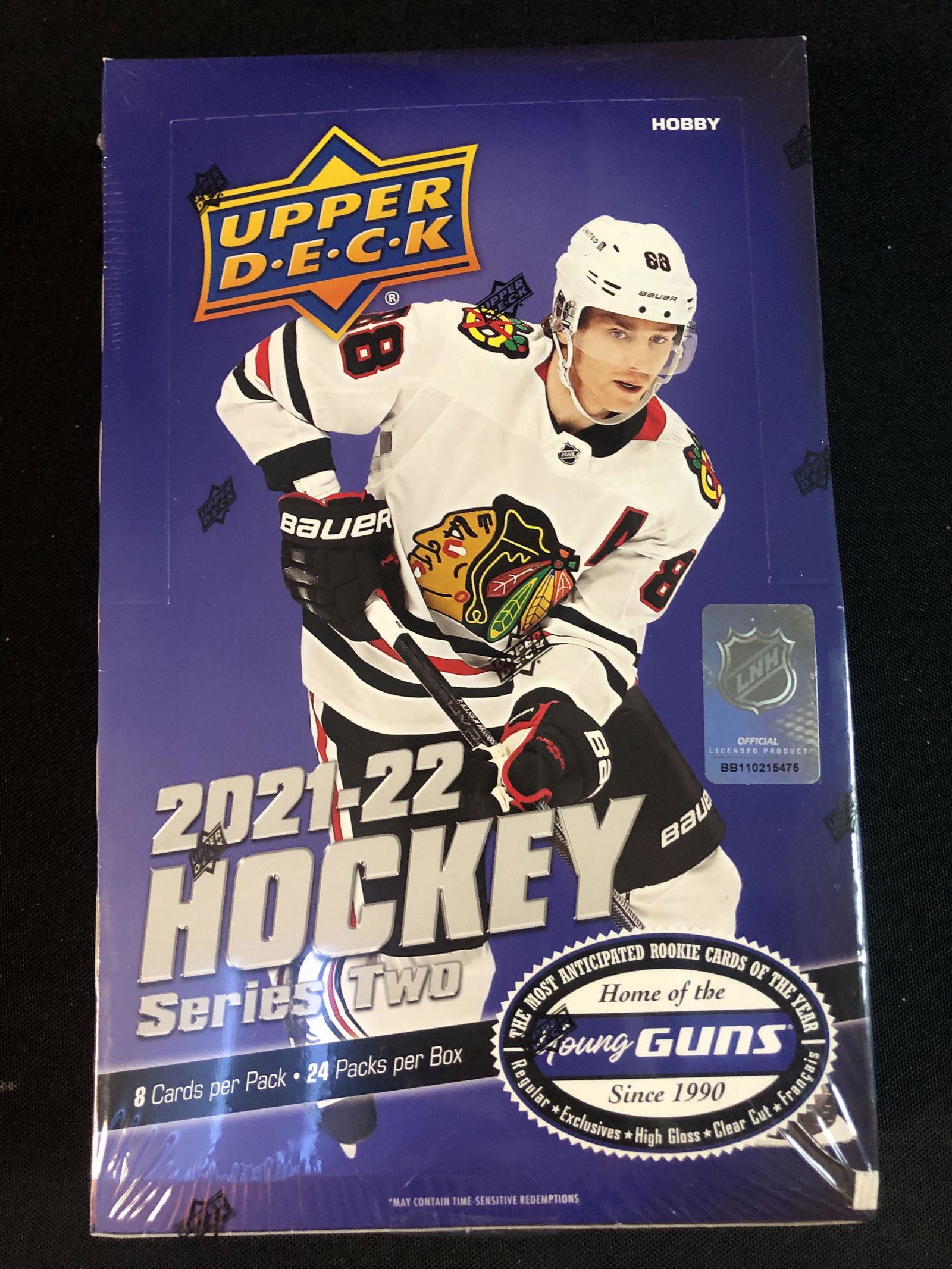 SEALED 2021-22 UPPER DECK SERIES 2 HOBBY BOX (1 of 1)