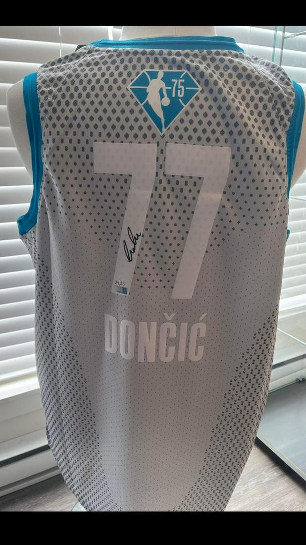 LUKA DONCIC SIGNED NIKE PRO NBA ALL-STAR JERSEY 24/25 (COA) (1 of 2)