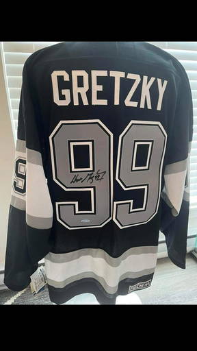 Wayne Gretzky Signed Los Angeles Kings Authentic Game Model CCM Jersey JSA  COA