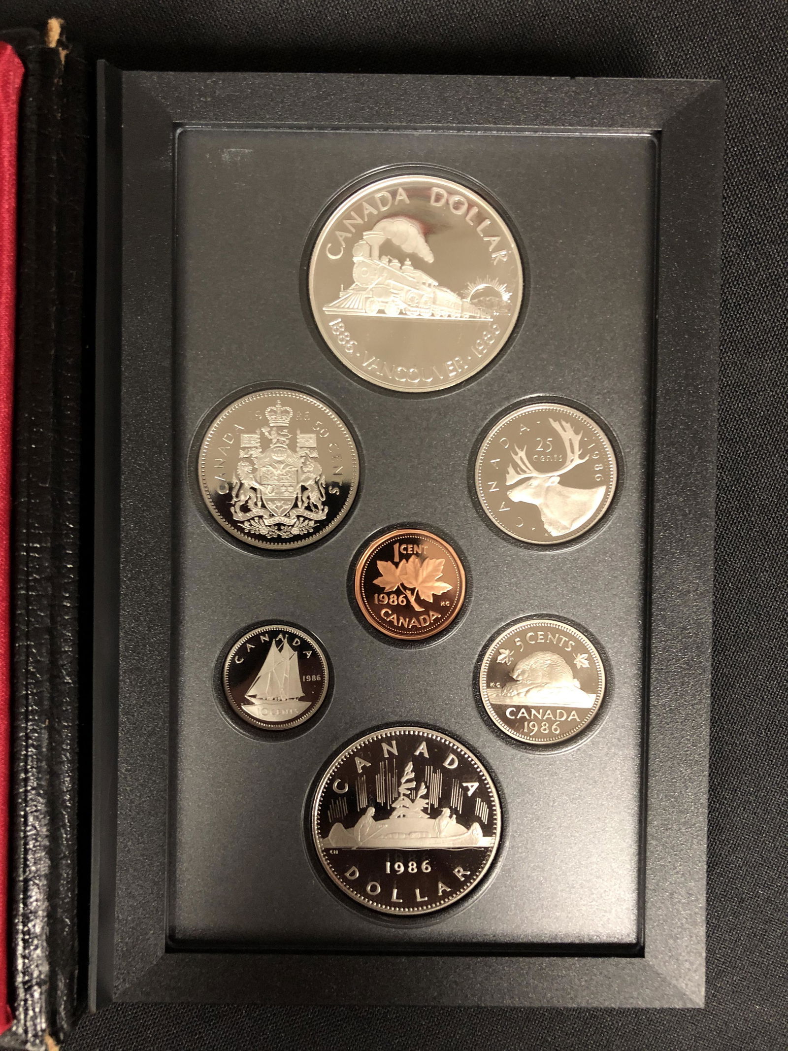 1986 Canada Silver Double Dollar Coin Set (1 of 2)