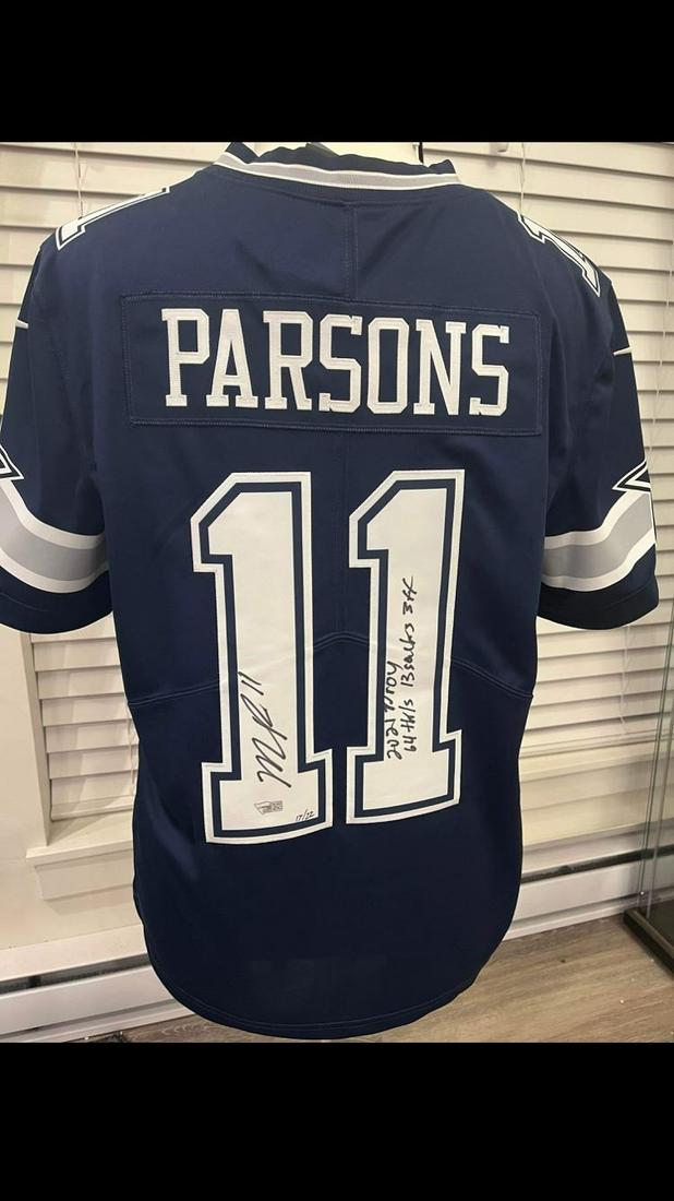 MICAH PARSONS SIGNED NFL COWBOYS JERSEY (FANATICS HOLO) (1 of 2)