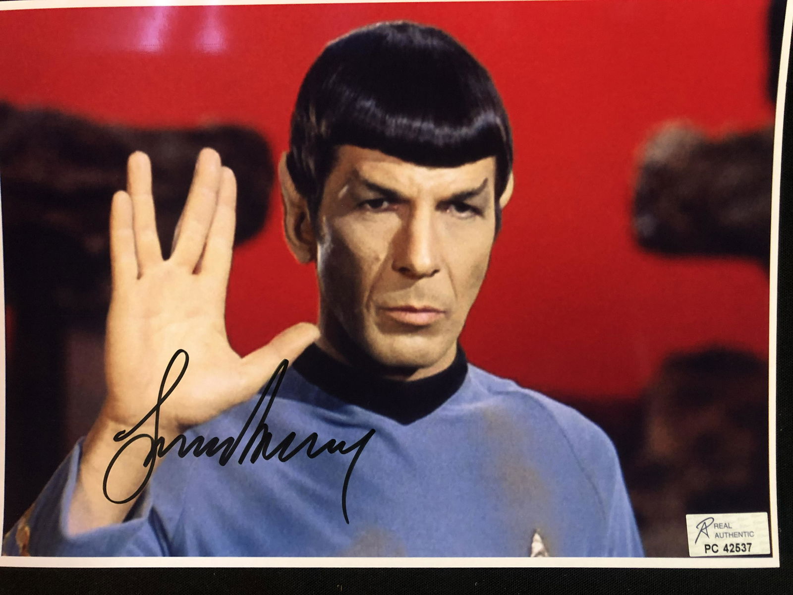 LEONARD NIMOY SIGNED 8X10 PHOTO (RA COA) (1 of 2)