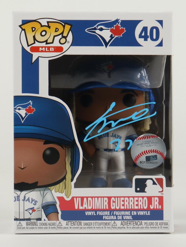VLADIMIR GUERRERO JR SIGNED TORONTO BLUE JAYS FUNKO POP DOLL #40 (SCHWARTZ) (1 of 2)