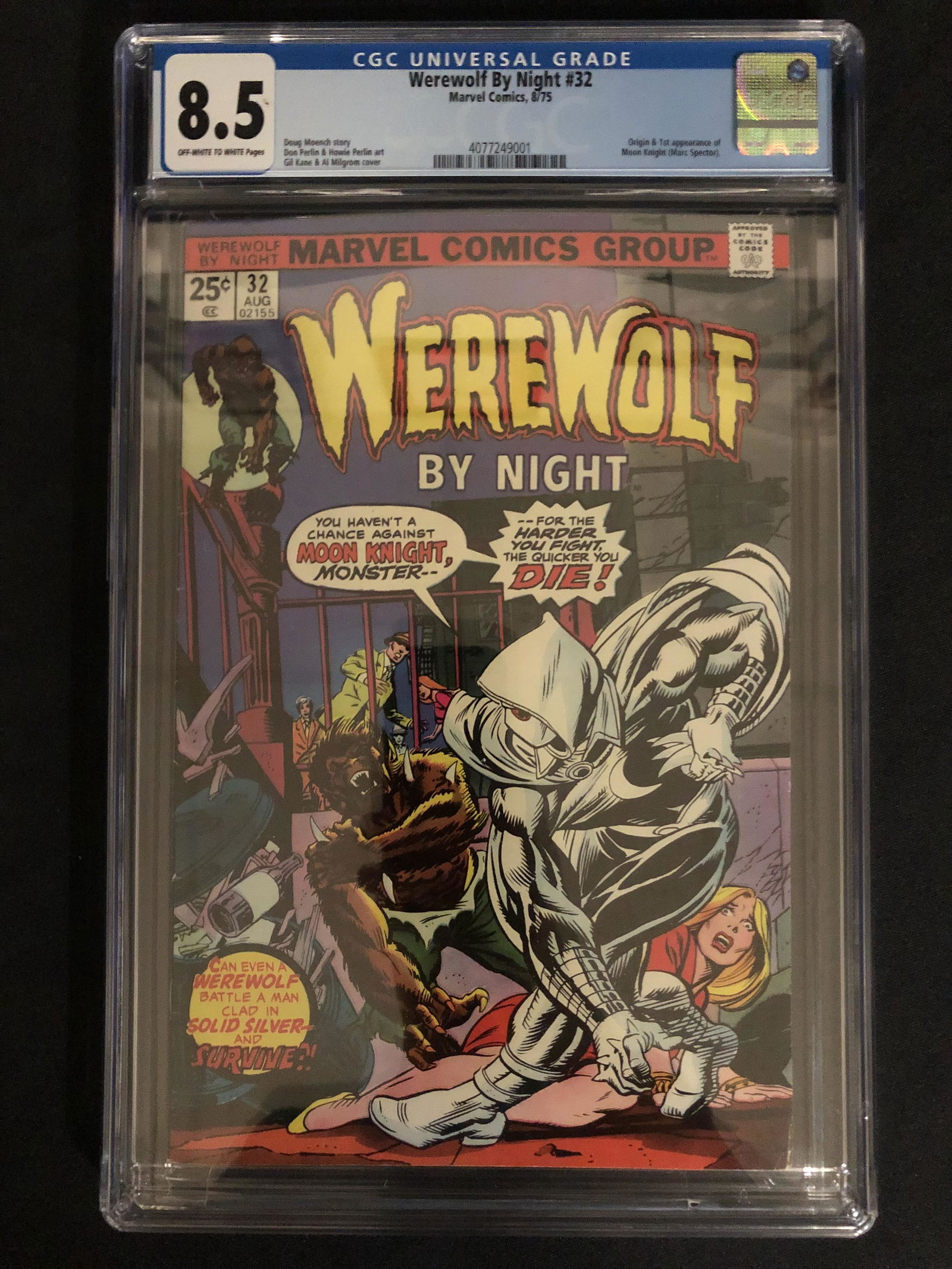 WEREWOLF BY NIGHT NO.32 CGC 8.5 (MARVEL) (1 of 1)
