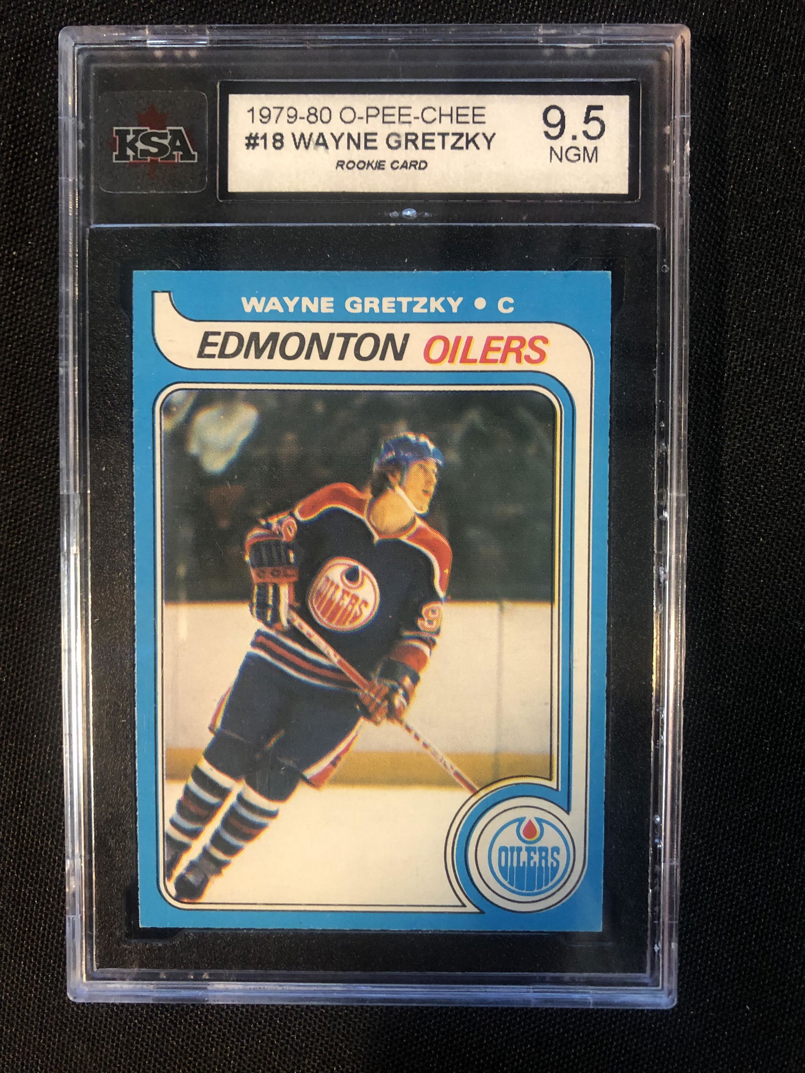1979-80 OPC WAYNE GRETZKY ROOKIE CARD (KSA 9.5) (1 of 2)