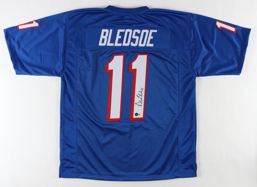 Drew Bledsoe Signed Jersey (Beckett) (1 of 3)