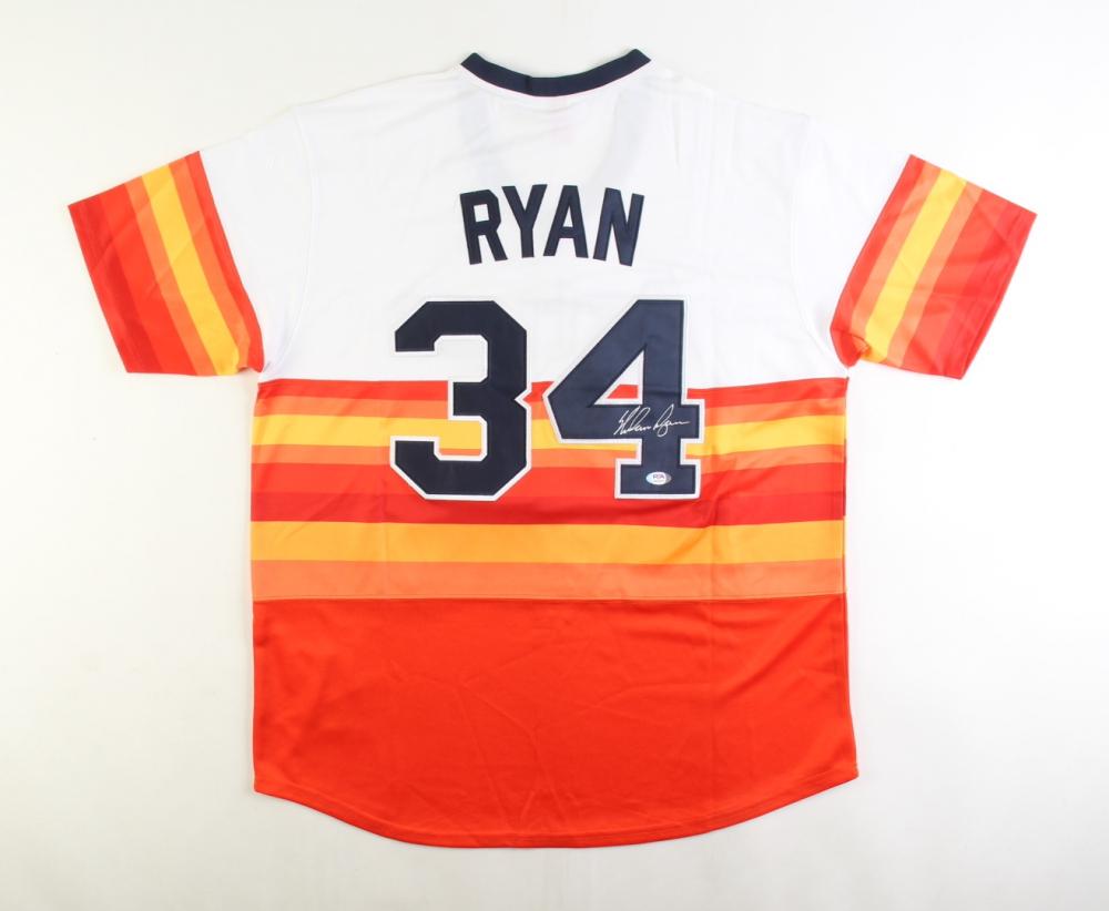 NOLAN RYAN SIGNED JERSEY (PSA) (1 of 3)