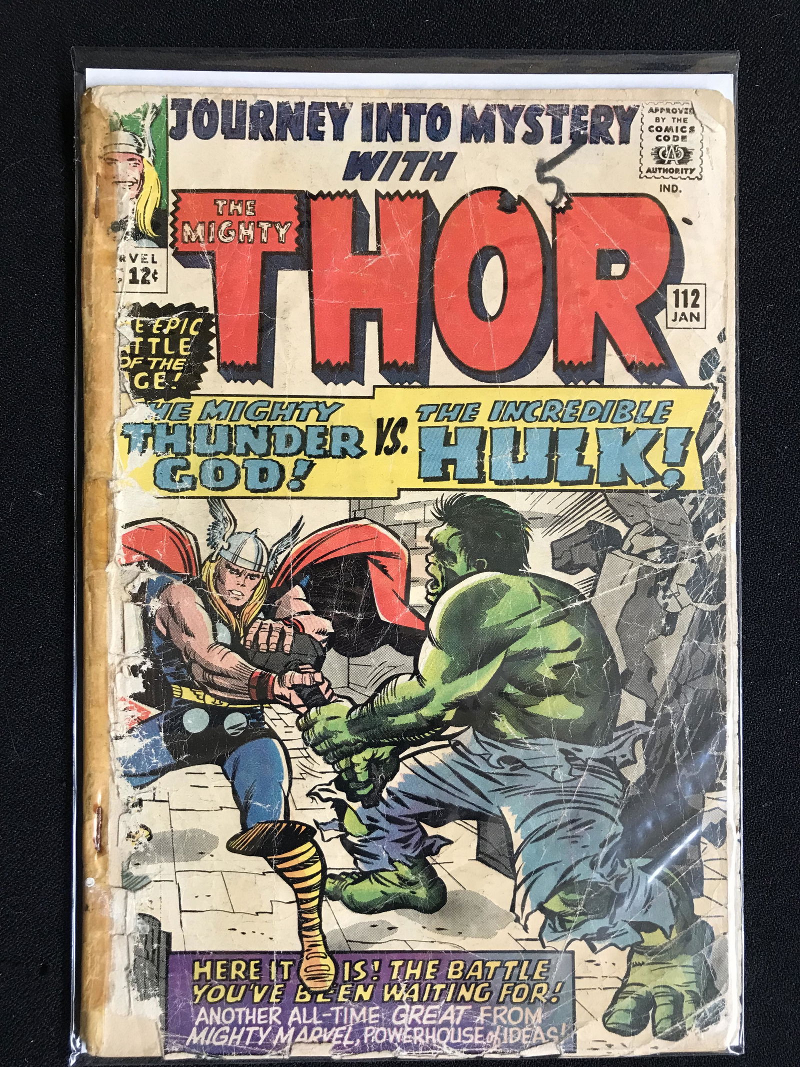 MARVEL COMICS JOURNEY INTO MYSTERY NO.112 MIGHTY THOR: MARVEL COMICS JOURNEY INTO MYSTERY NO.112 MIGHTY THOR