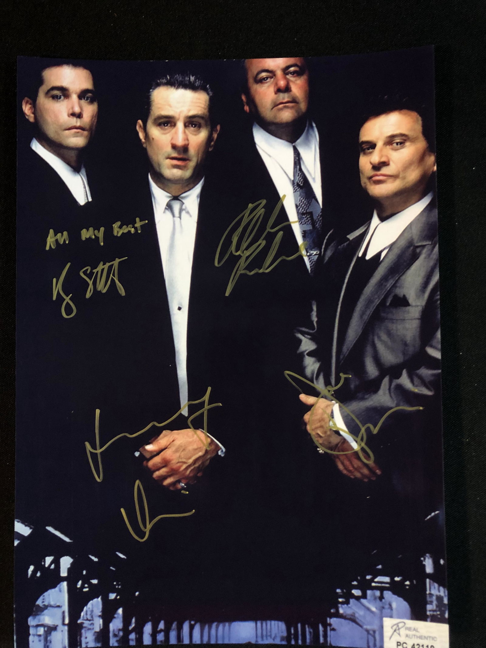GOODFELLAS CAST SIGNED 8X10 PHOTO (RA COA) (1 of 2)