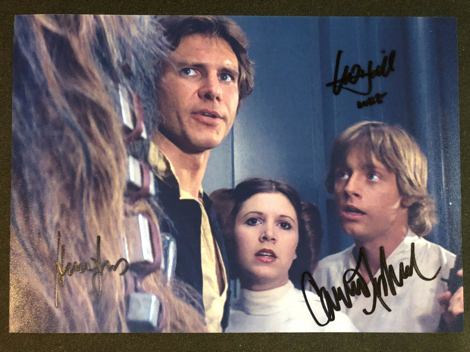 STAR WARS MULTI-SIGNED 8X10 PHOTO (RA COA): STAR WARS MULTI-SIGNED 8X10 PHOTO (RA COA)
