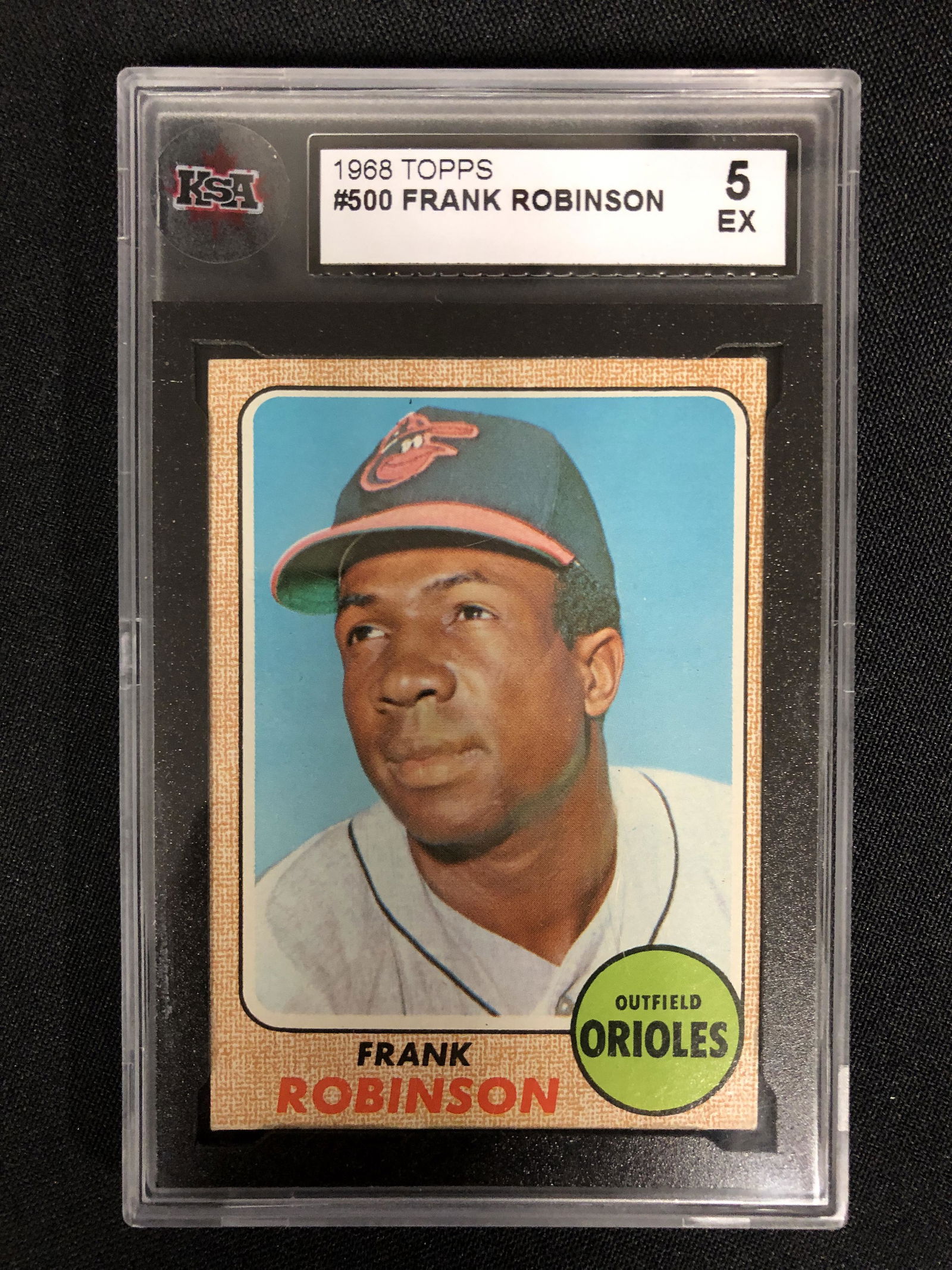1968 TOPPS NO.500 FRANK ROBINSON (KSA 5) (1 of 2)