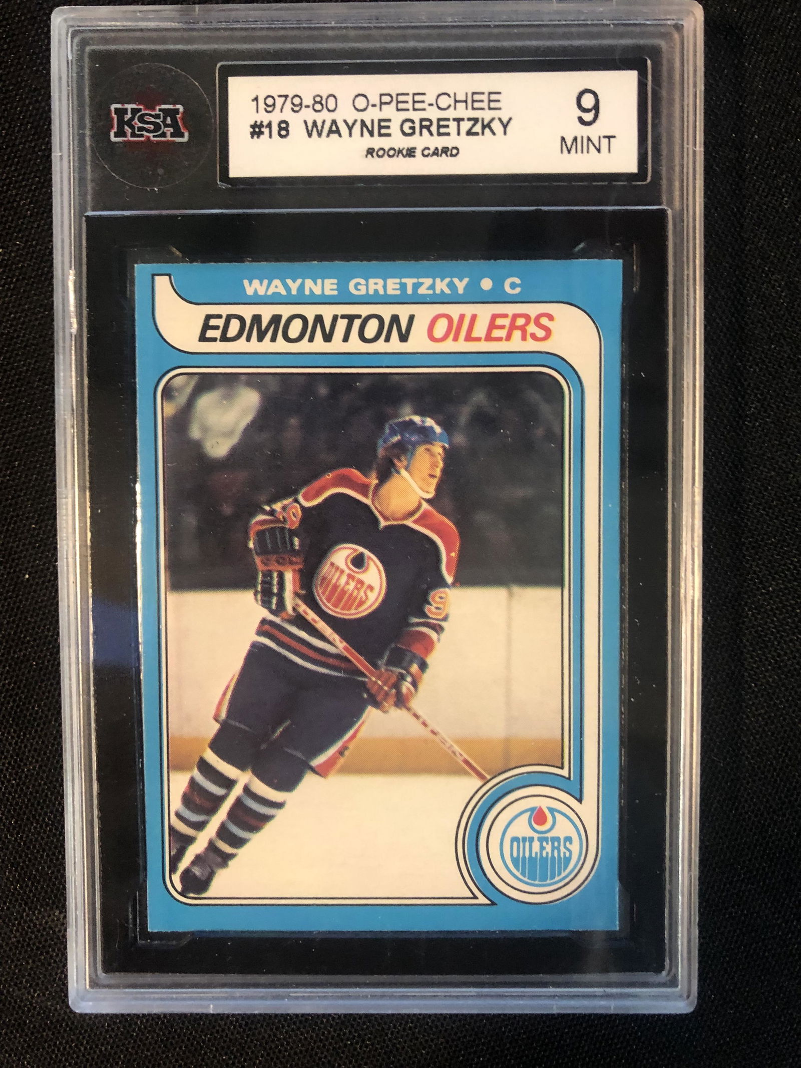 1979-80 OPC WAYNE GRETZKY ROOKIE CARD (KSA 9) (1 of 2)