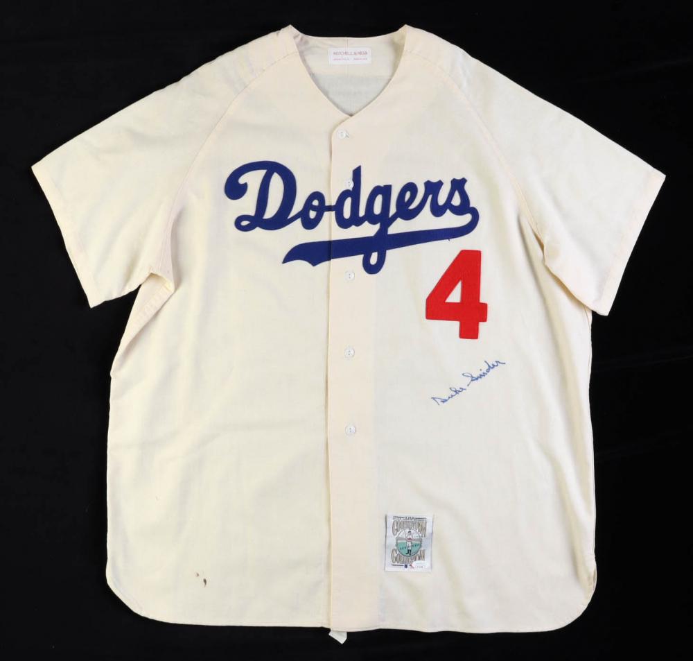 Duke Snider Signed Dodgers Authentic Vintage Mitchell & Ness (JSA) (1 of 3)
