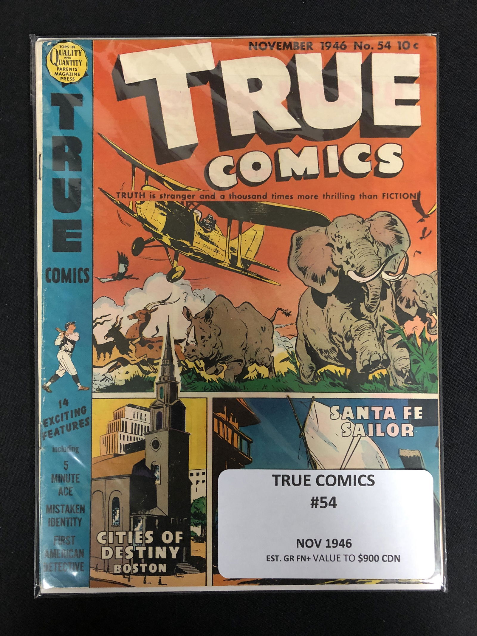 TRUE COMICS NO.54 (1946): TRUE COMICS NO.54 (1946)