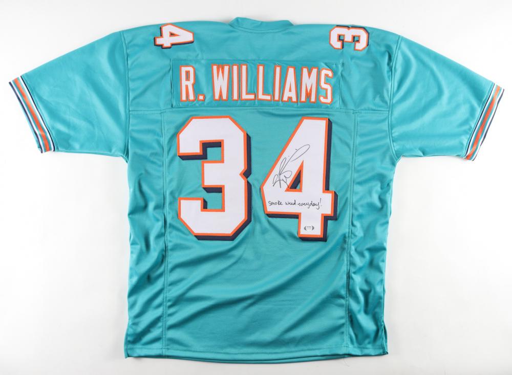Ricky Williams Signed Jersey Inscribed "Smoke Weed Everyday!" (PSA) (1 of 3)