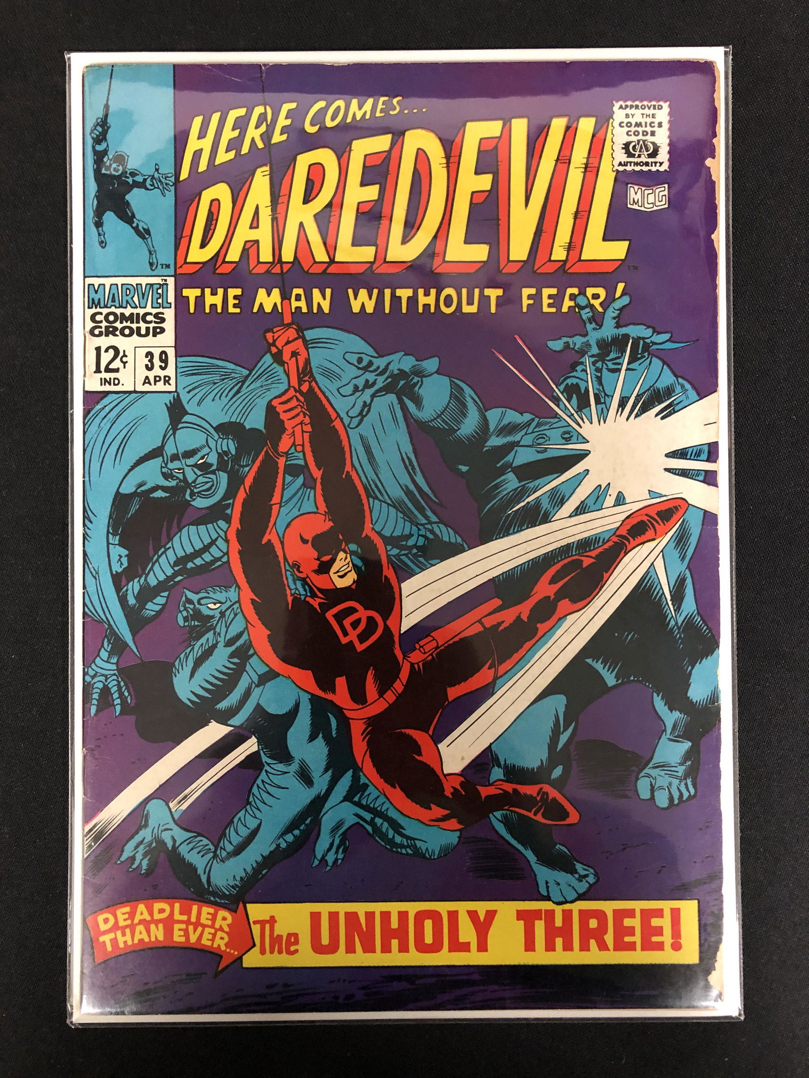 DAREDEVIL NO.39 (MARVEL COMICS) (1 of 1)