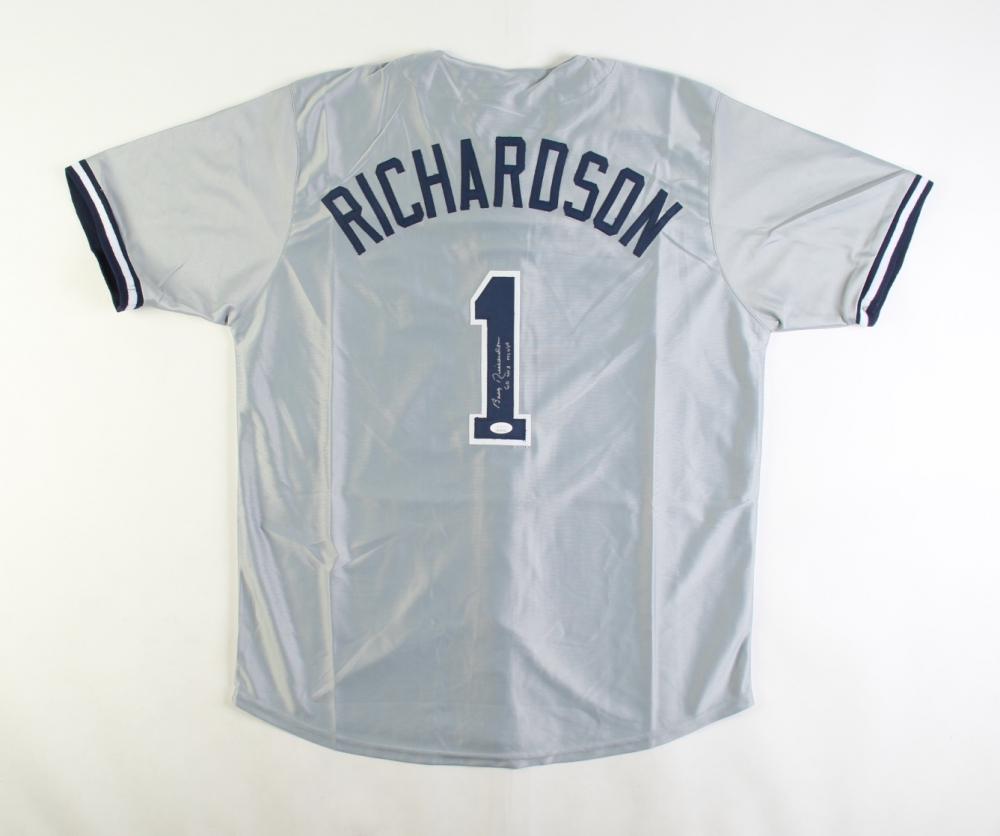 Bobby Richardson Signed Jersey Inscribed "60 WS MVP" (JSA): Bobby Richardson Signed Jersey Inscribed "60 WS MVP" (JSA)