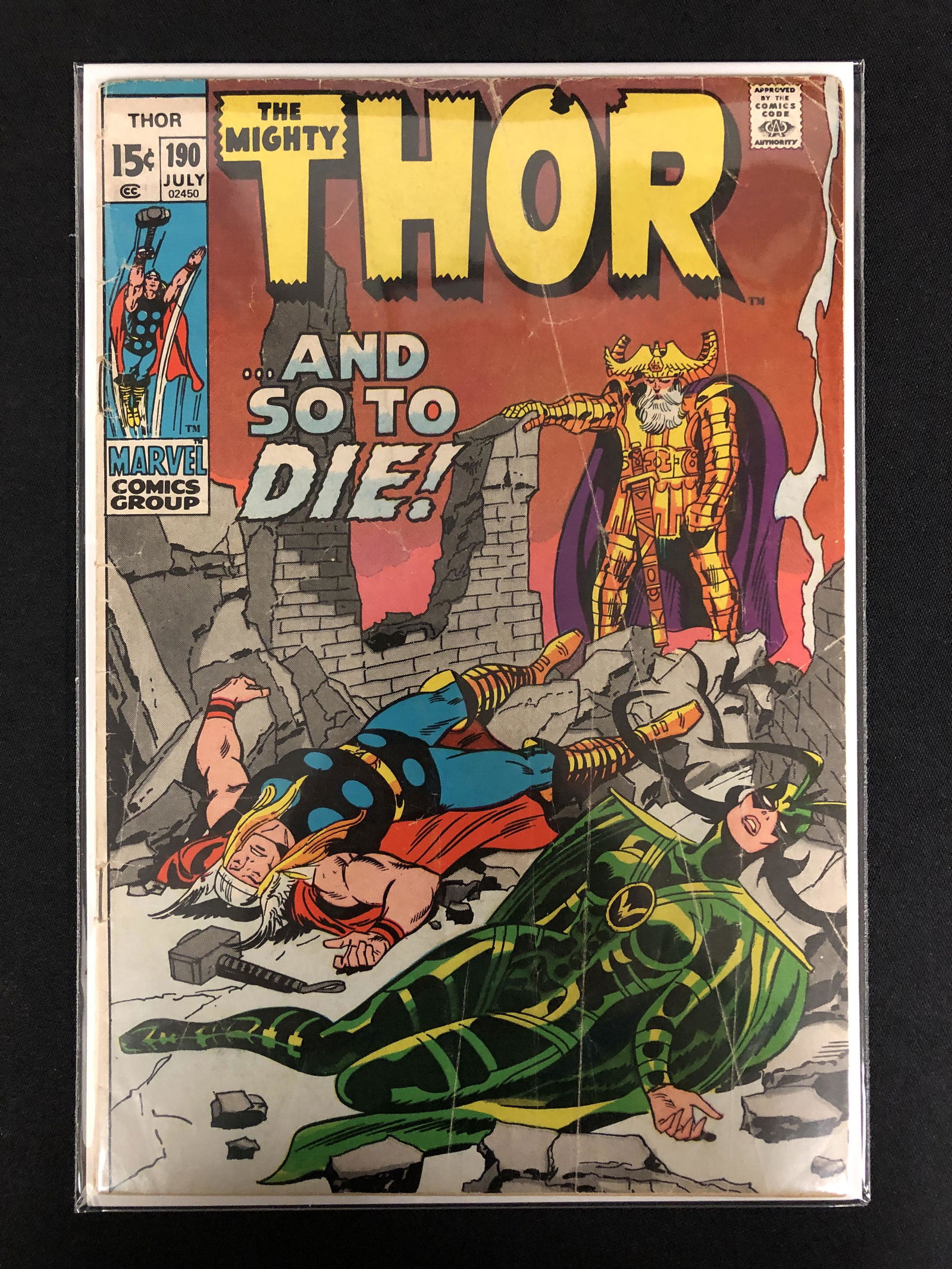 THE MIGHTY THOR NO. 190 (MARVEL COMICS) (1 of 1)