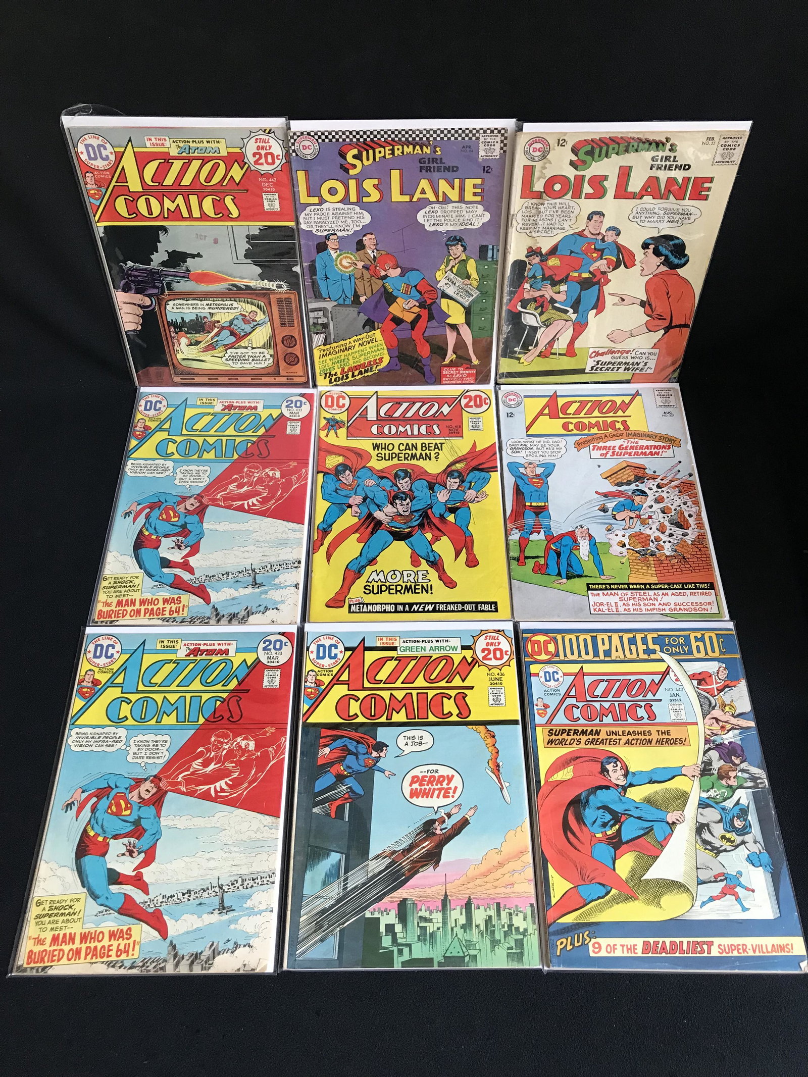 ACTION COMICS/ LOIS LANE COMIC BOOK LOT (DC COMICS) (1 of 1)