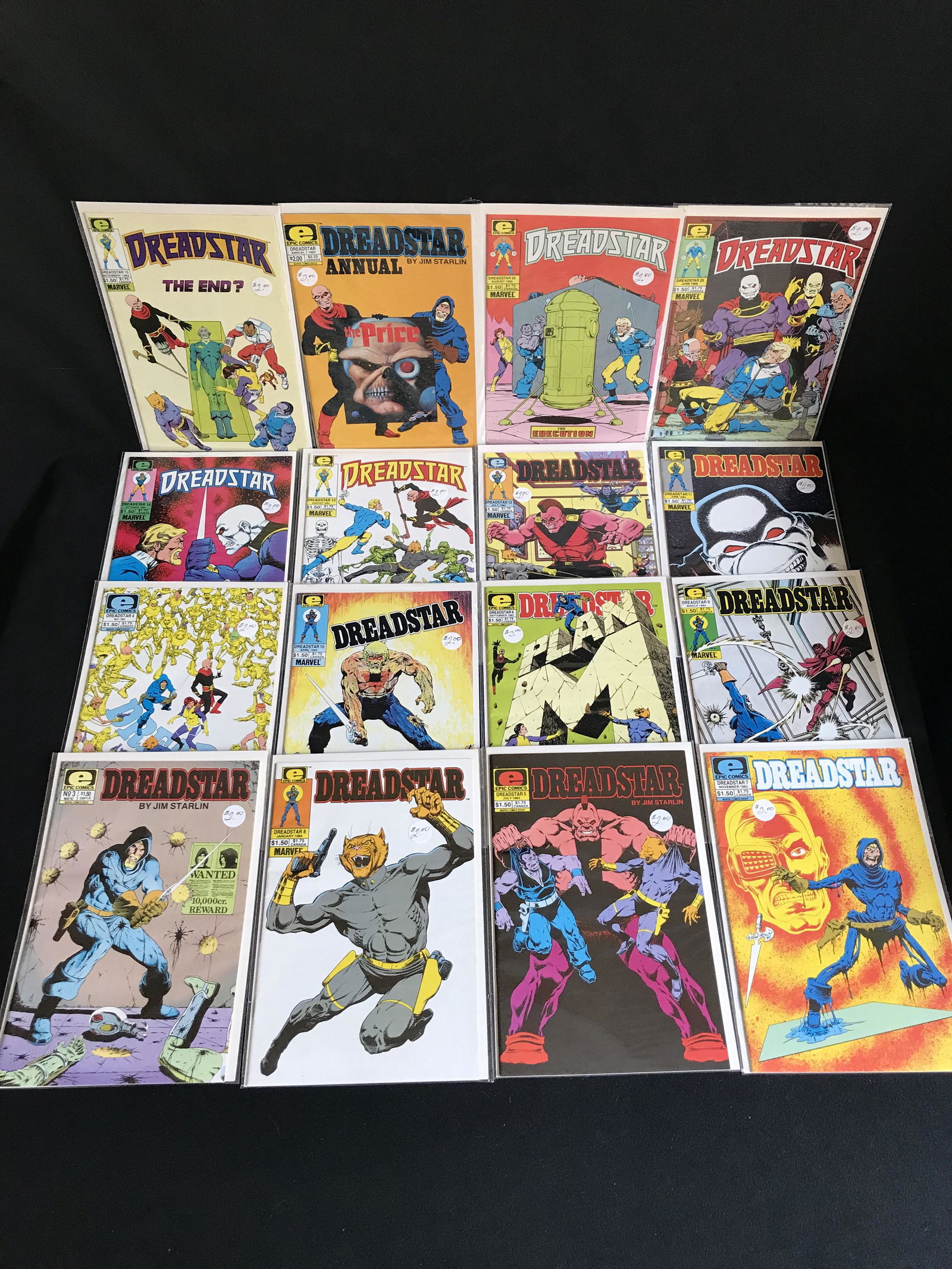 DREADSTAR COMIC BOOK LOT (EPIC COMICS) (1 of 1)