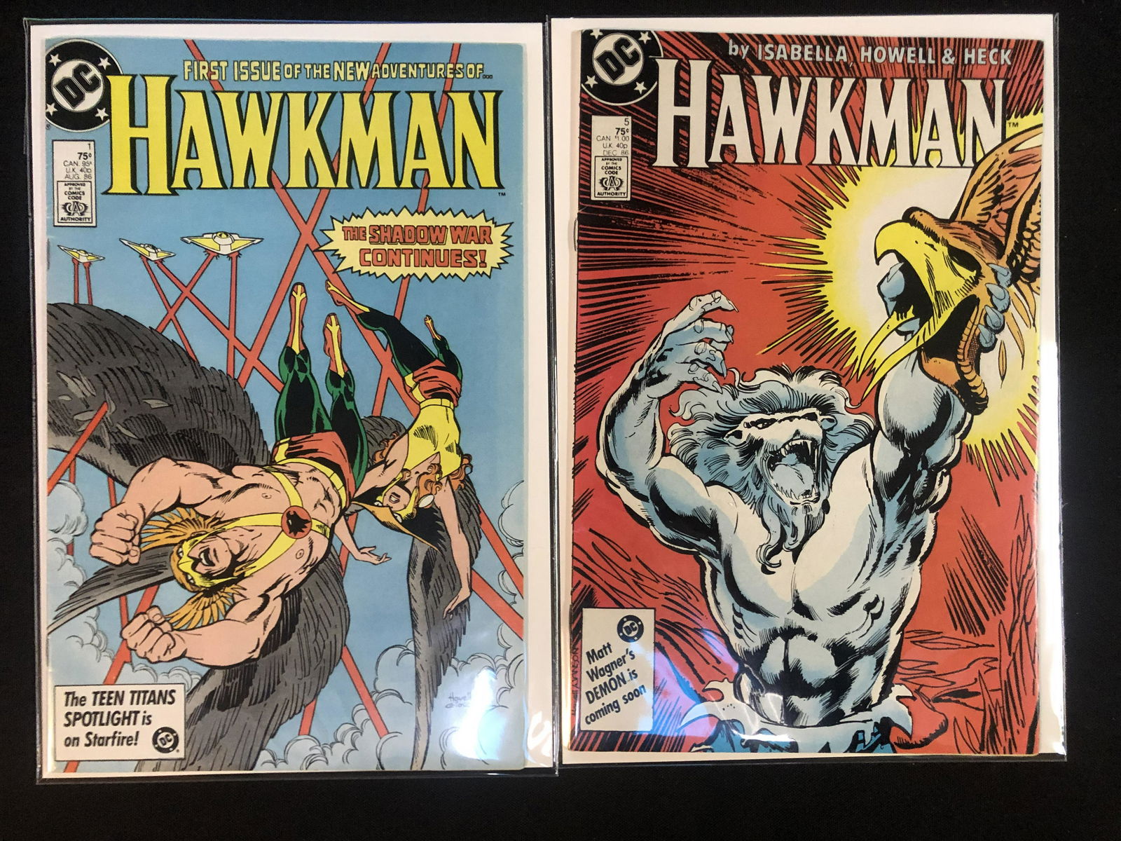 HAWKMAN NO.1/ NO.5 (DC COMICS) (1 of 1)