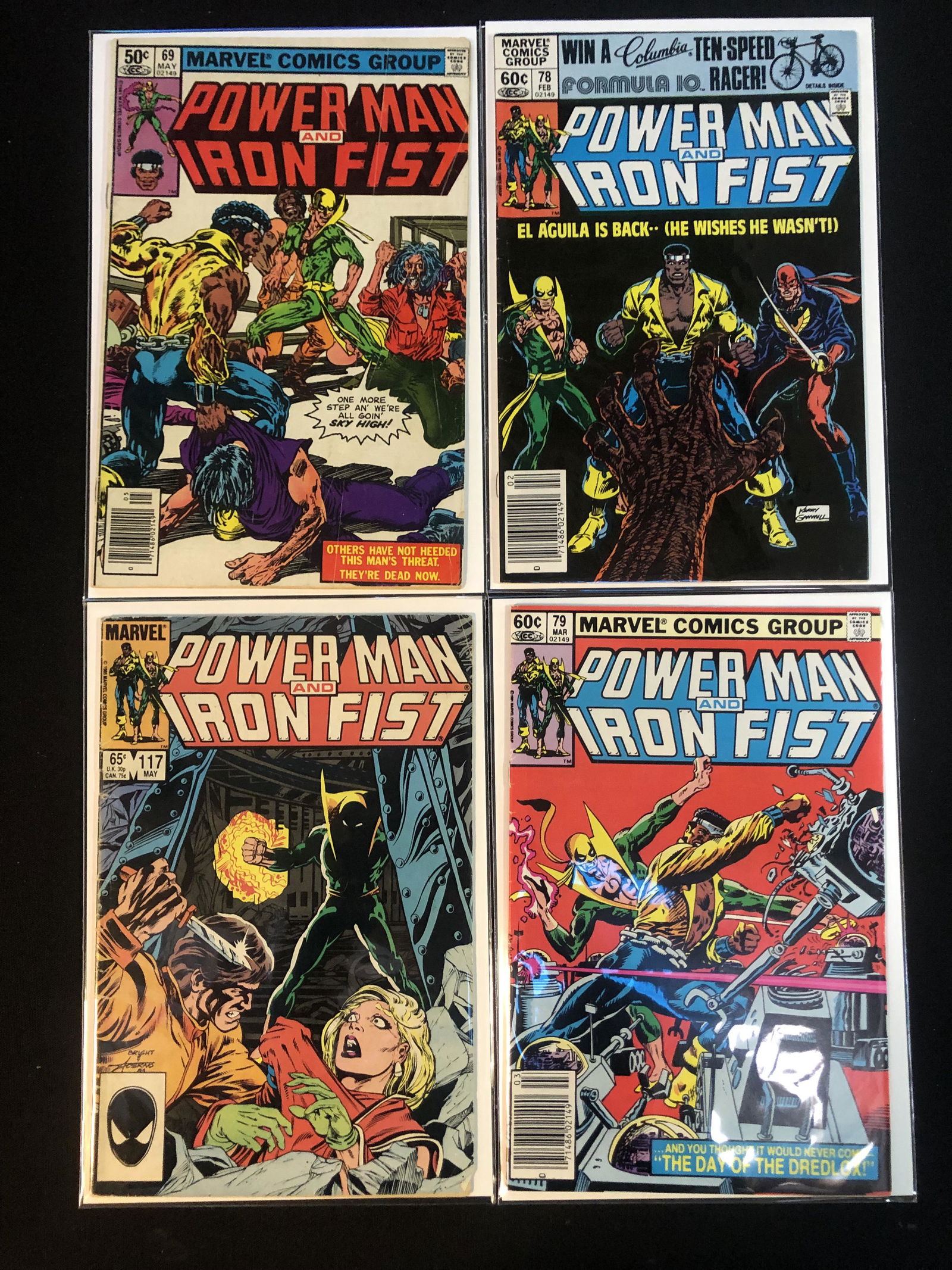 POWER MAN AND IRON FIST COMIC BOOK LOT (MARVEL COMICS) (1 of 1)