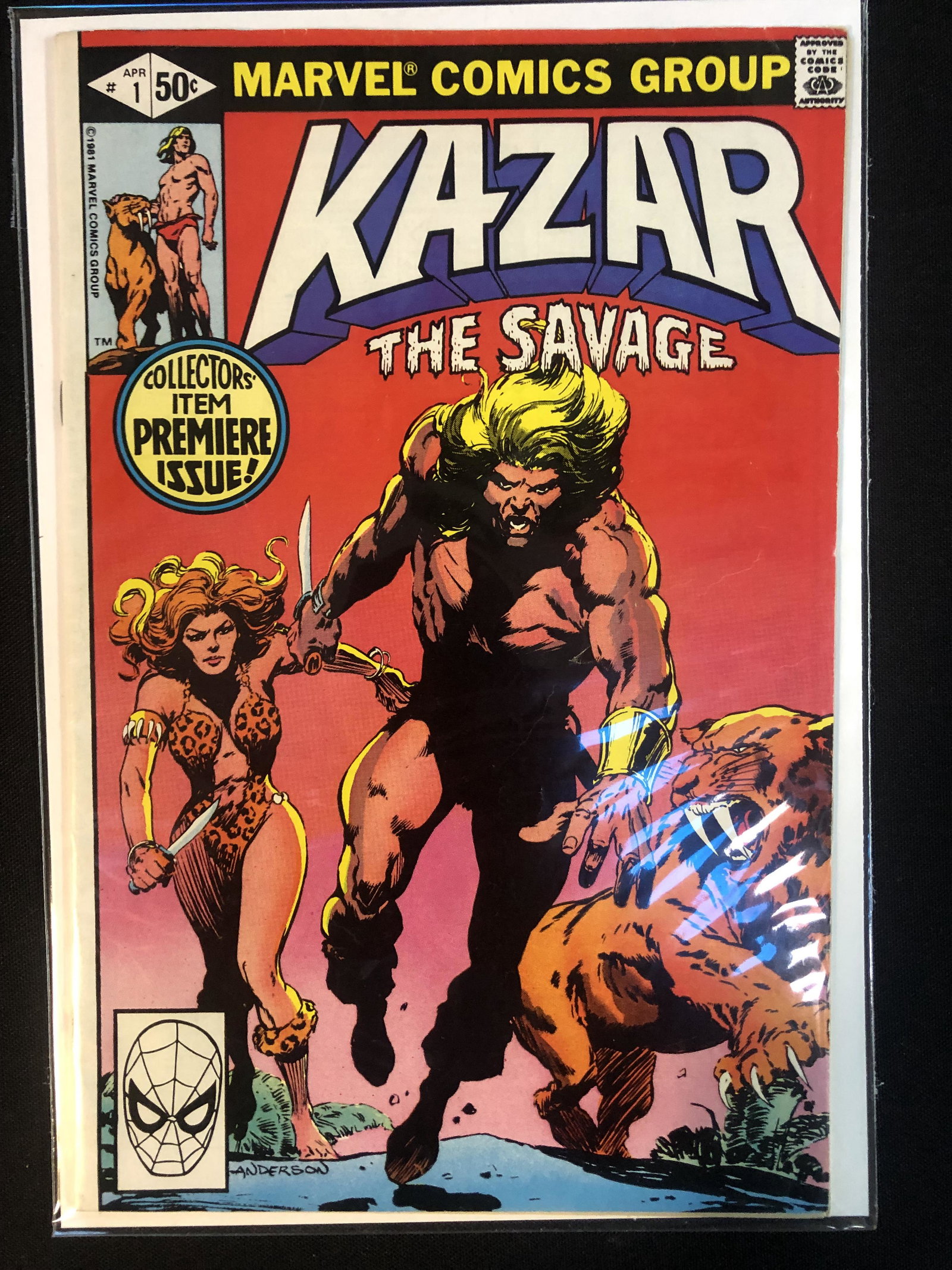 KAZAR The Savage NO.1 (MARVEL COMICS) (1 of 1)