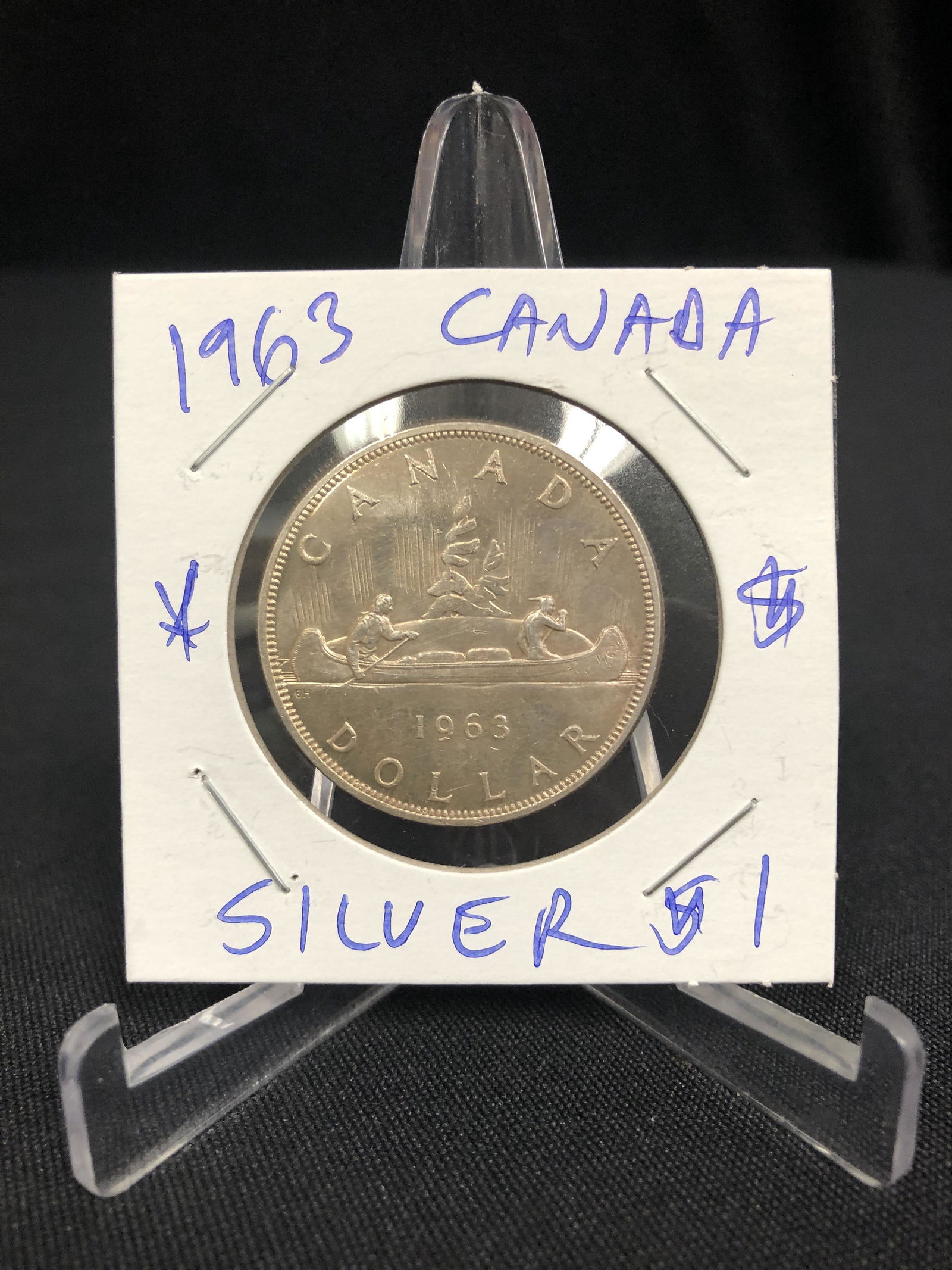 1963 CANADIAN SILVER DOLLAR (1 of 1)