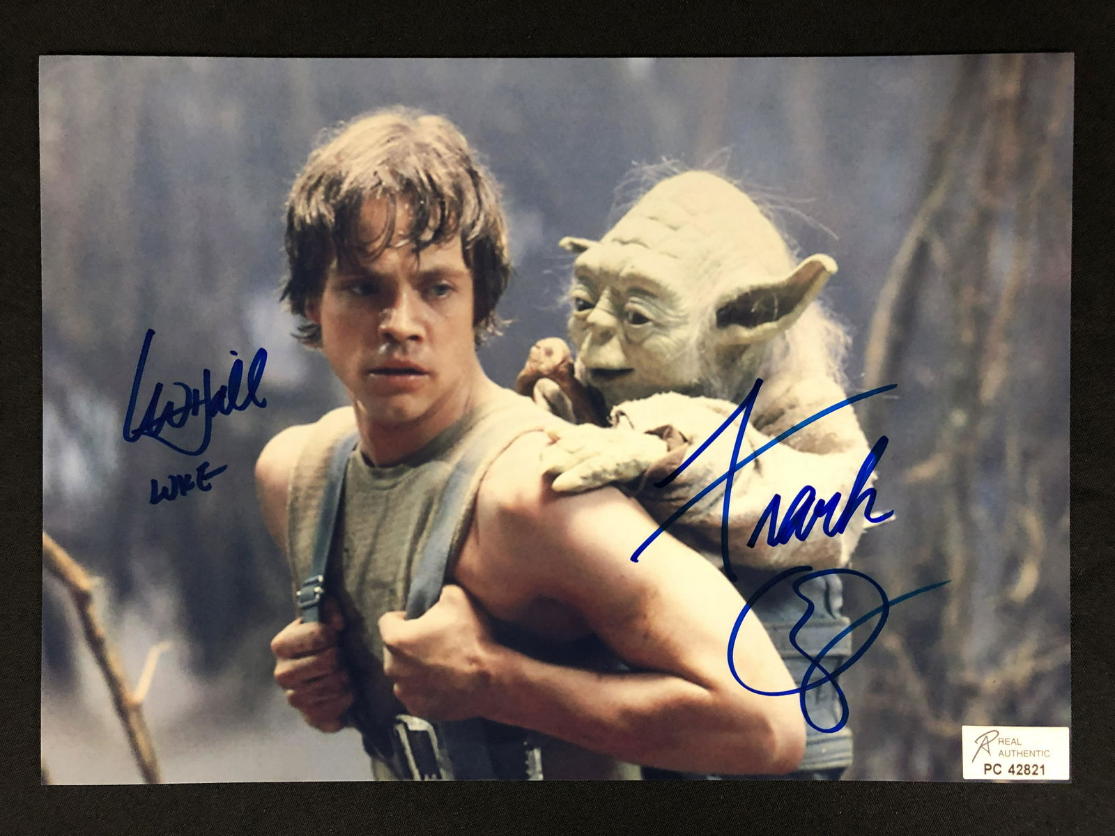 MARK HAMILL AND FRANK OZ SIGNED STAR WARS 8 X 10 (RA COA) (1 of 2)