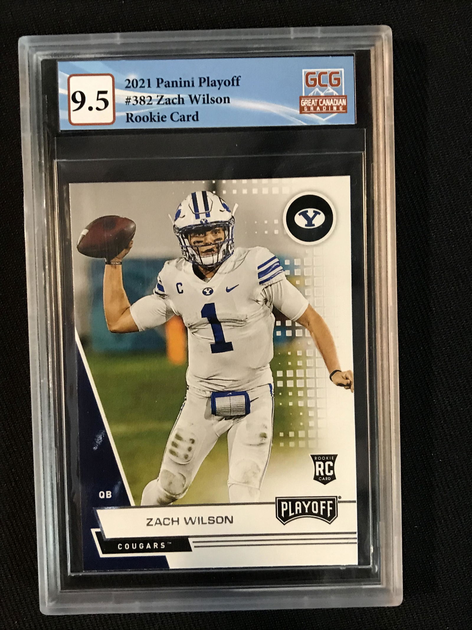 2021 PANINI PLAYOFF NO.382 ZACH WILSON RC (GCG 9.5) (1 of 2)