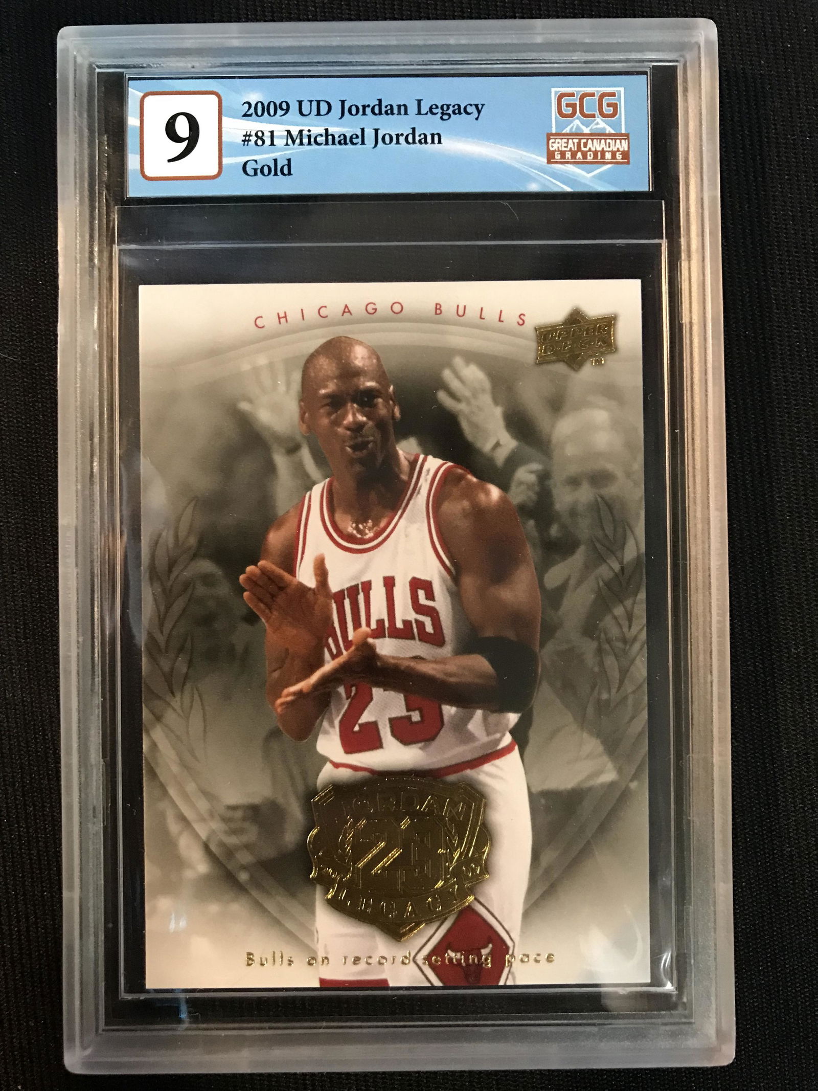 2009 UD JORDAN LEGACY NO.81 MICHAEL JORDAN GOLD (GCG 9) (1 of 2)
