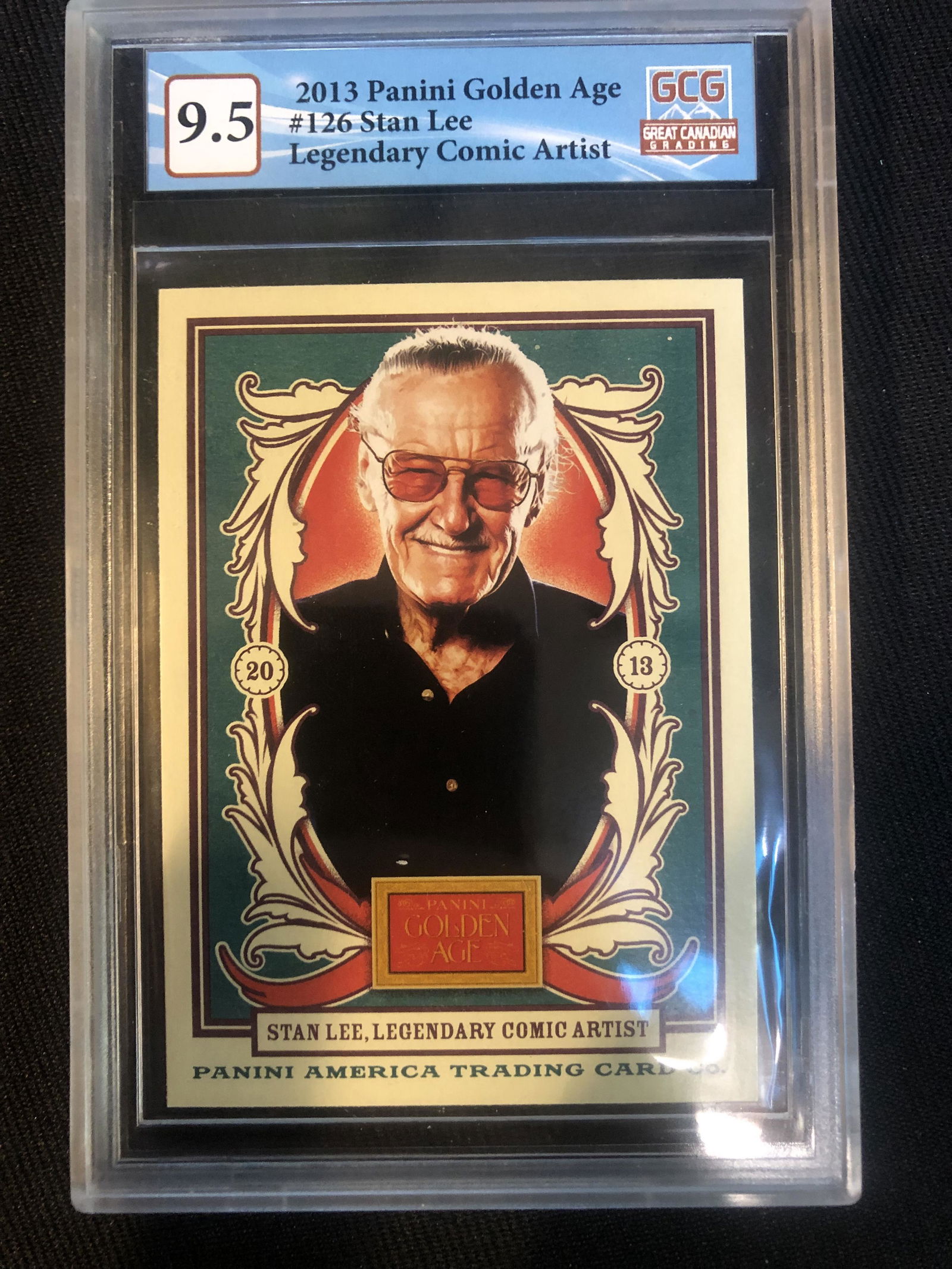 2013 PANINI GOLDEN AGE NO.126 STAN LEE LEGENDARY COMIC ARTIST (GCG 9.5) (1 of 2)