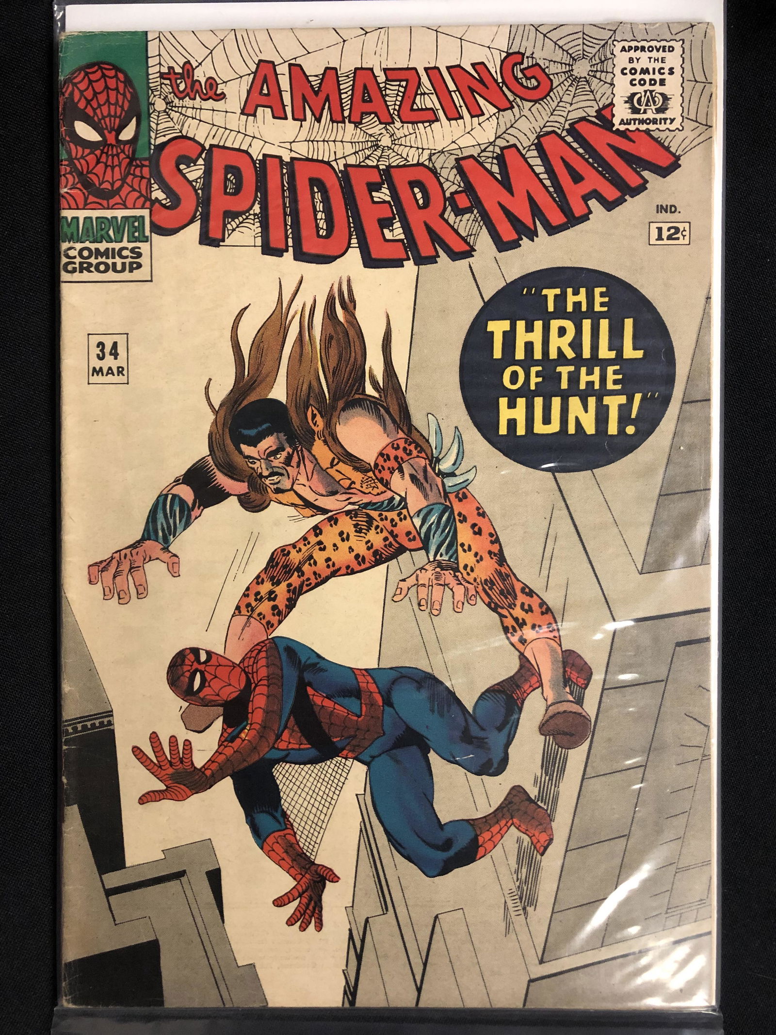 THE AMAZING SPIDER-MAN NO.34 (MARVEL COMICS) (1 of 1)