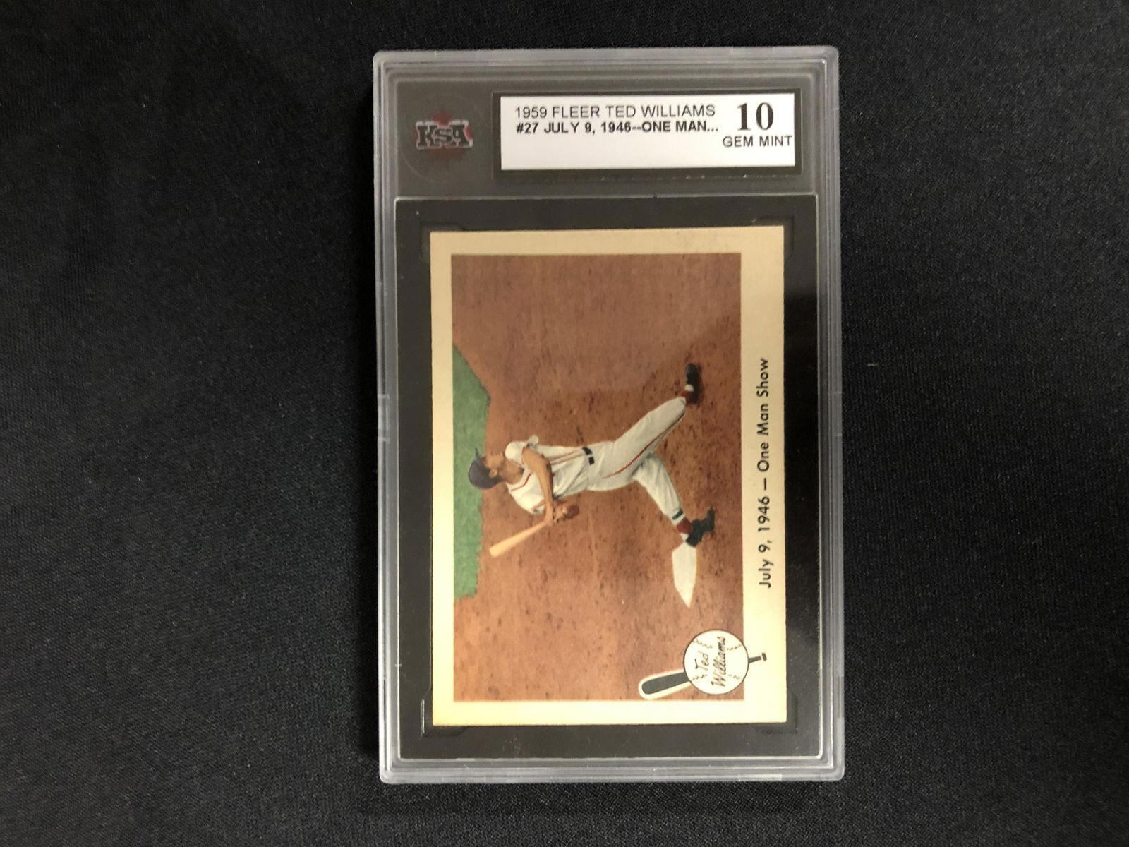1959 FLEER NO.27 TED WILLIAMS (KSA 10) (1 of 2)