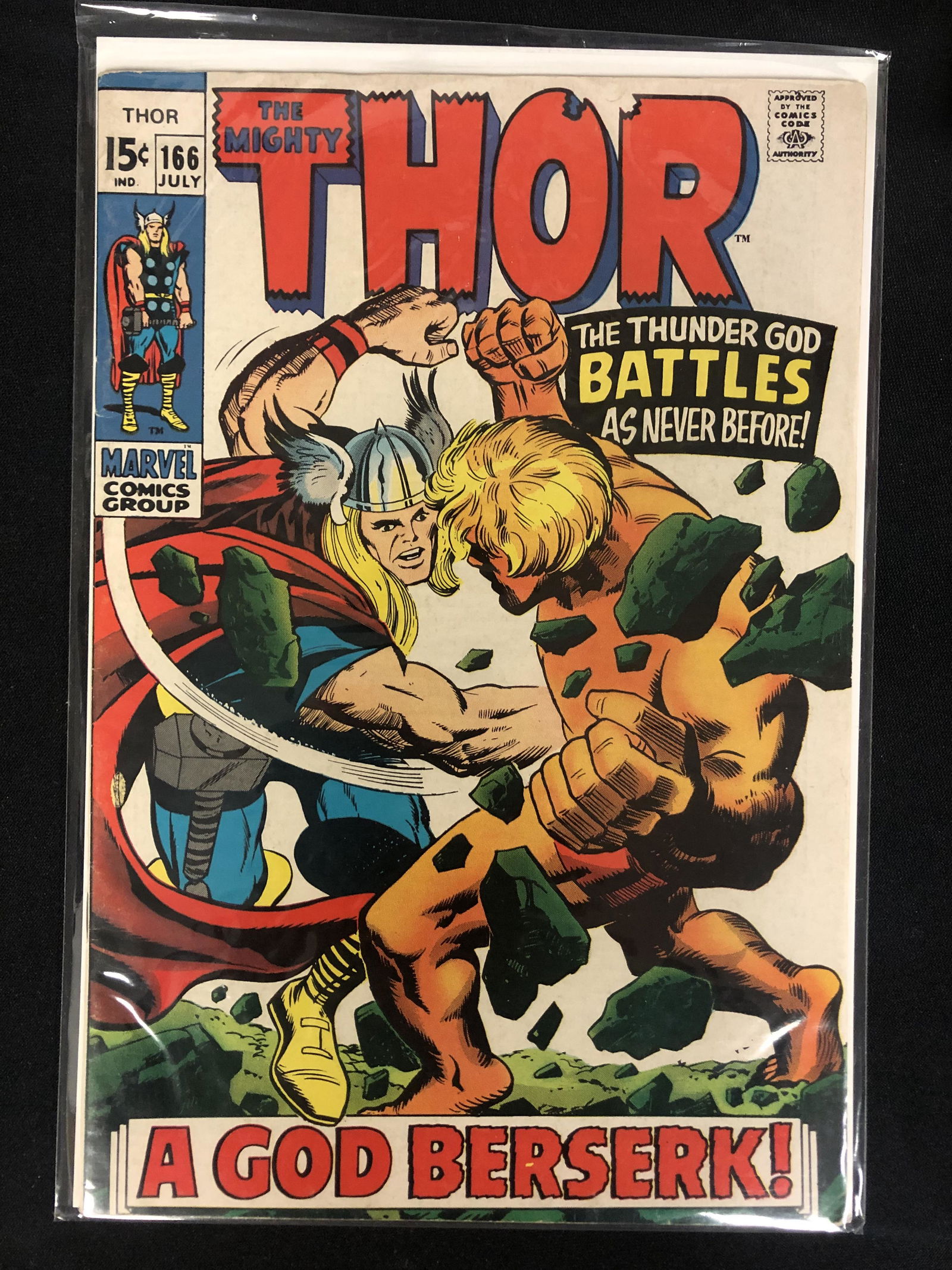THE MIGHTY THOR NO. 166 (MARVEL COMICS) (1 of 1)