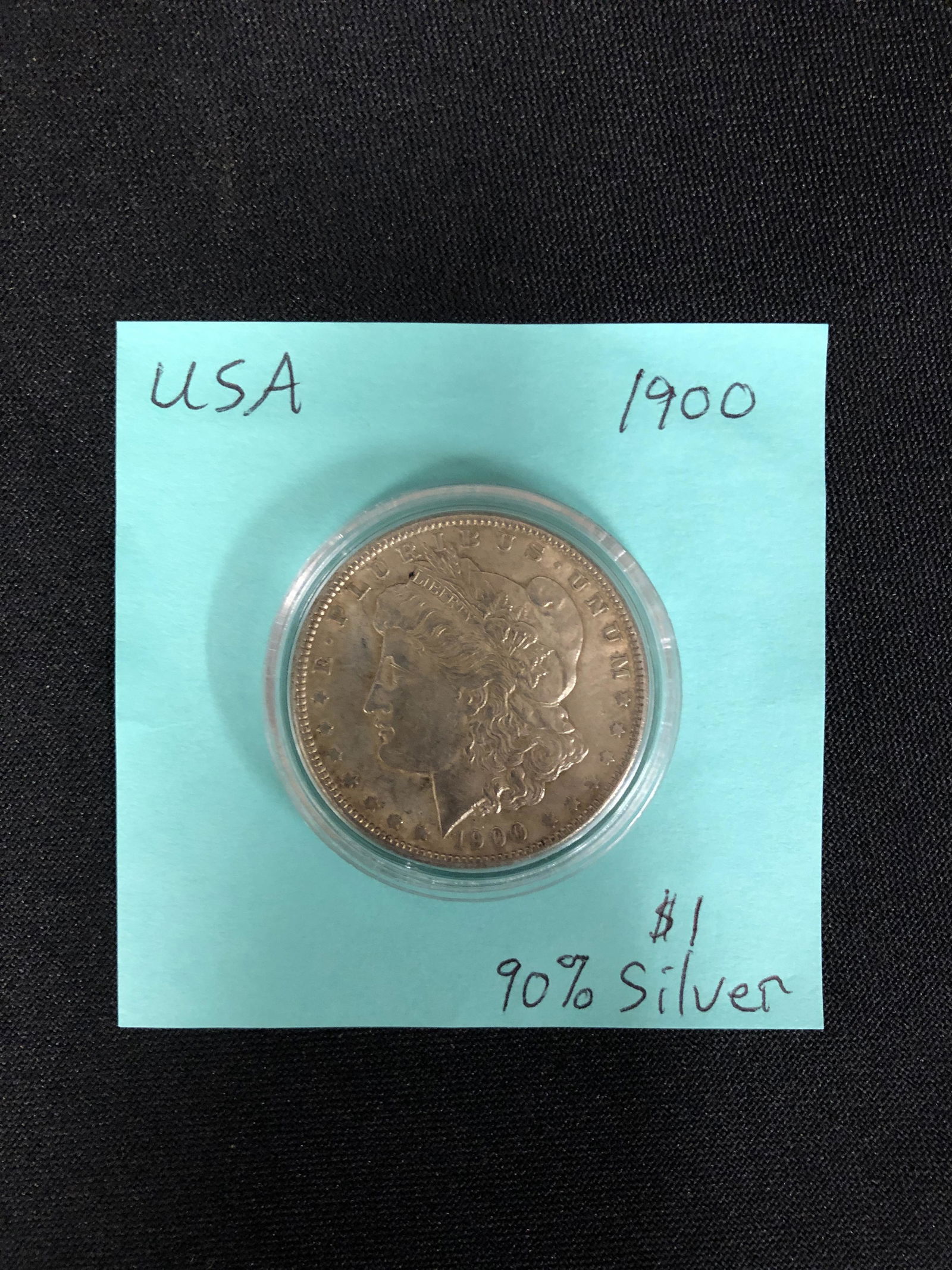 USA 1900  MORGAN SILVER DOLLAR .900 SILVER (1 of 1)