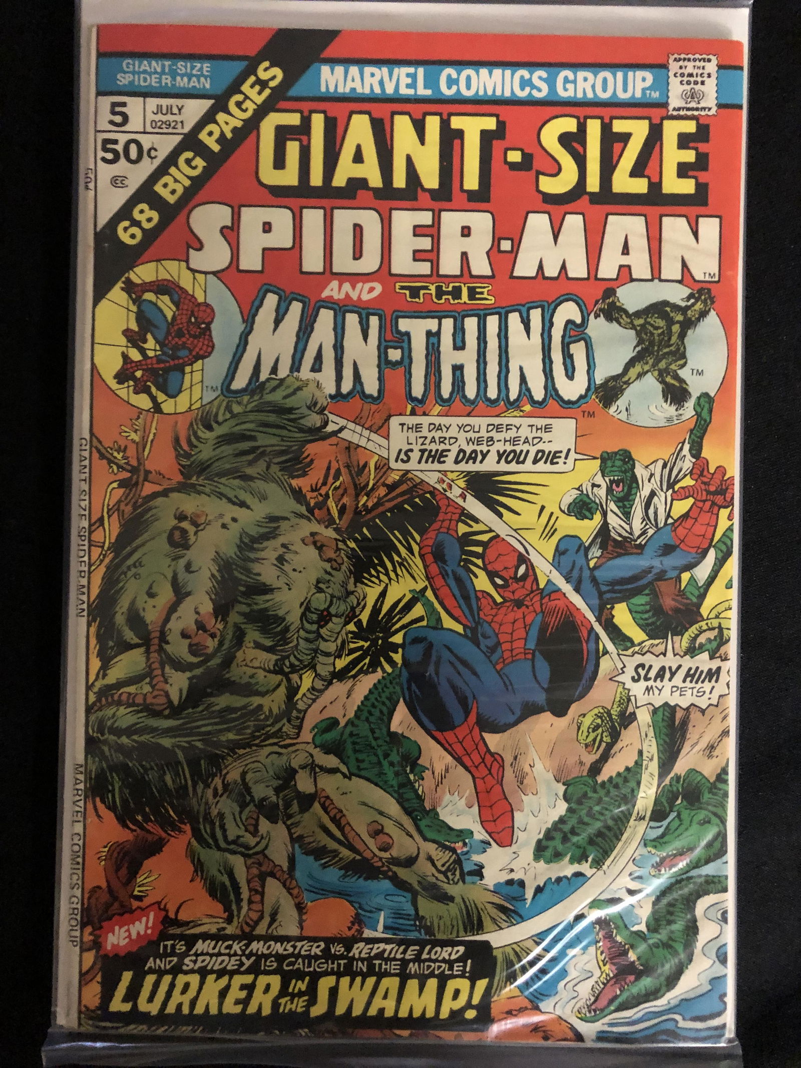 GIANT-SIZE SPIDER-MAN AND THE MAN-THING NO.5 (MARVEL COMICS) (1 of 2)
