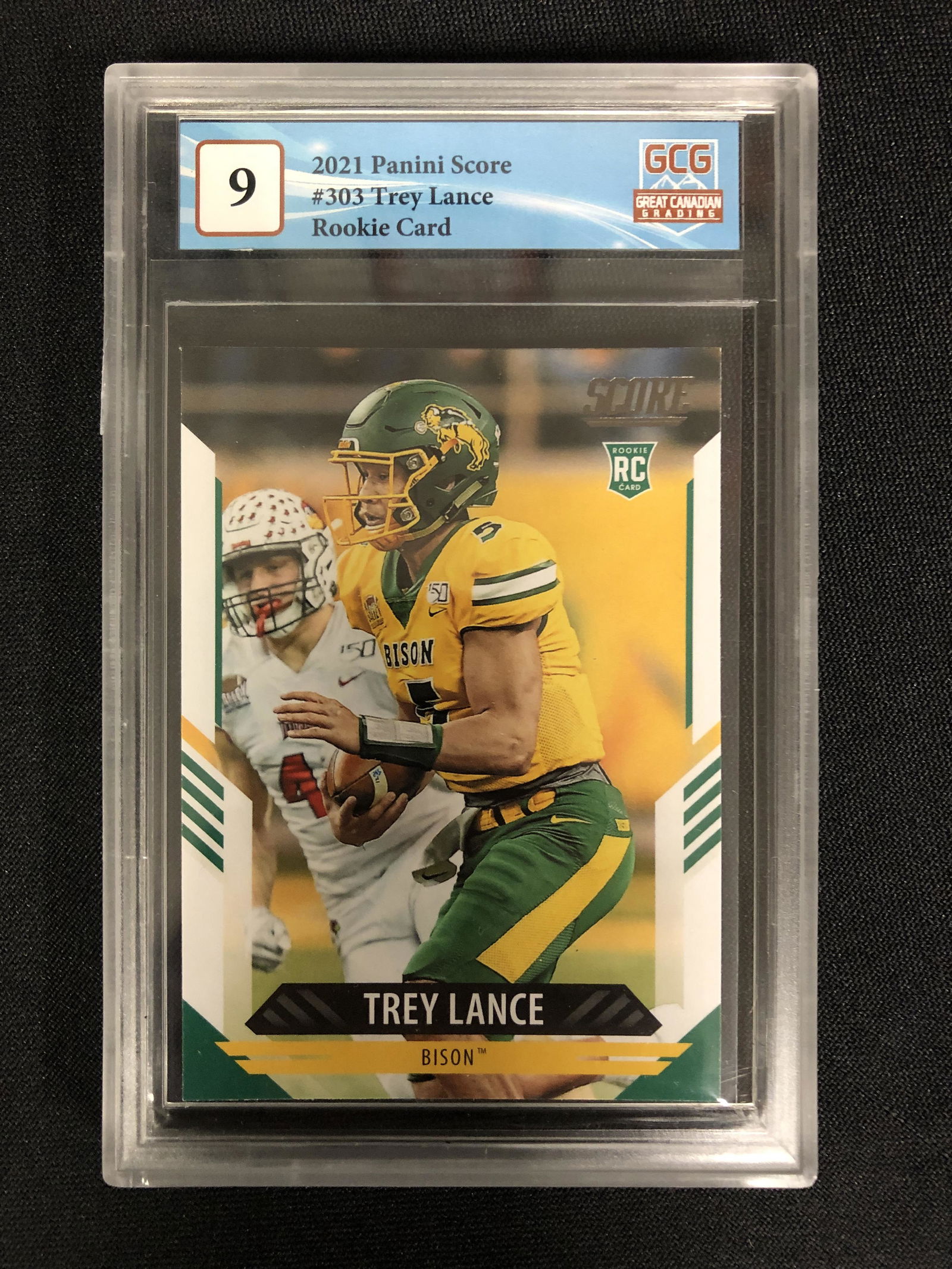 2021 PANINI SCORE NO.303 TREY LANCE RC (GCG 9) (1 of 2)