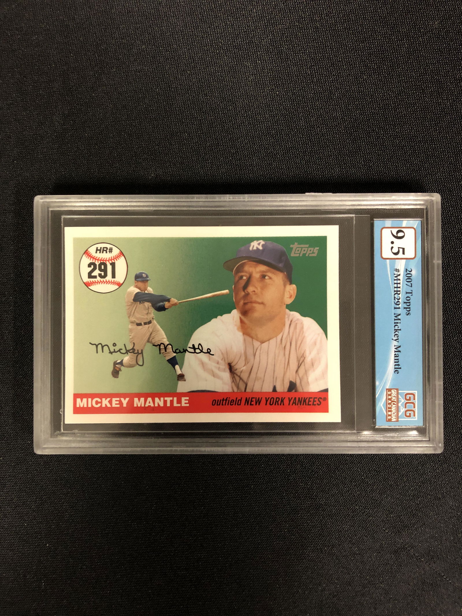 2007 TOPPS MICKEY MANTLE (GCG 9.5) (1 of 2)