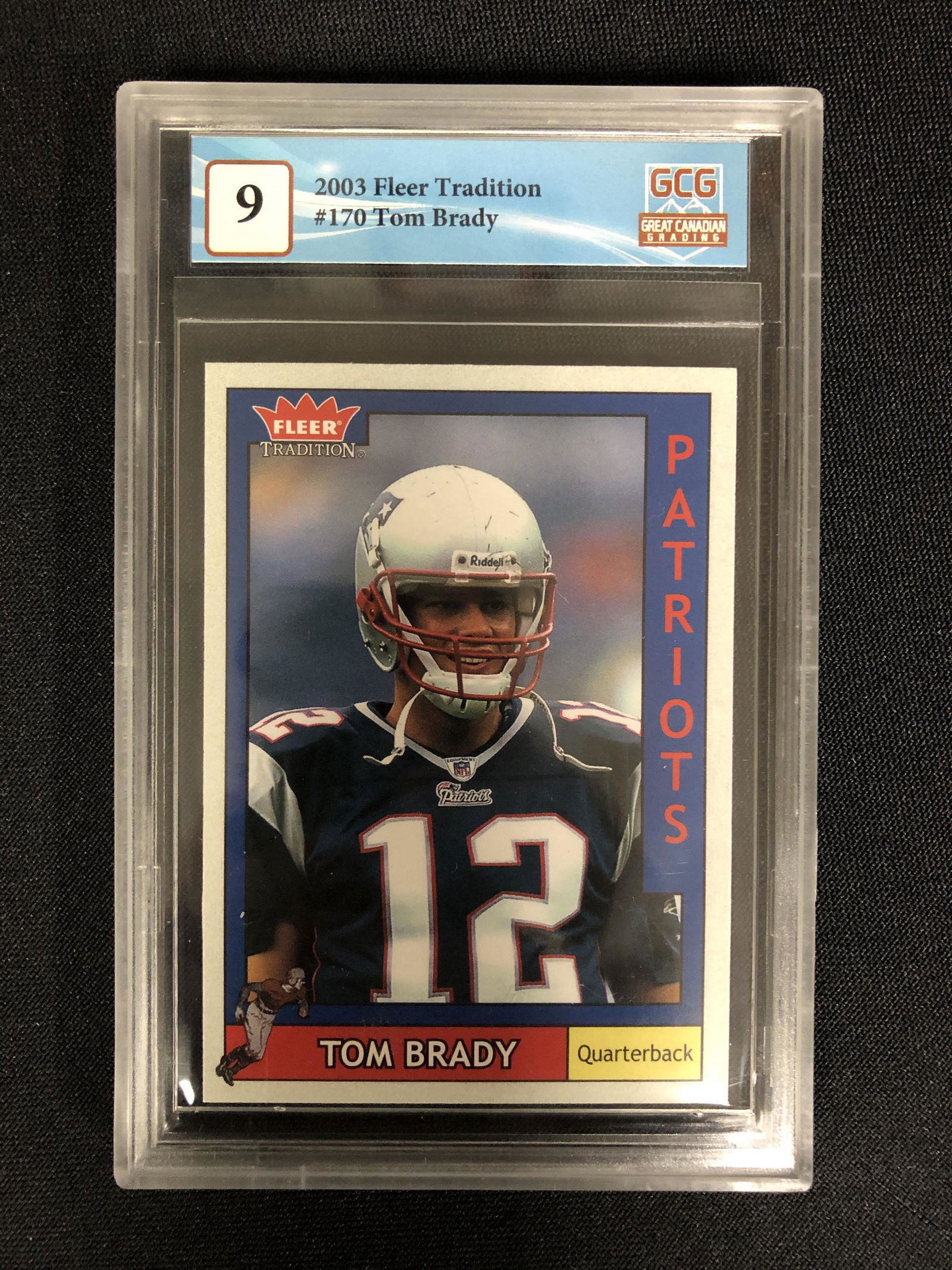 2003 FLEER TRADITION NO.170 TOM BRADY (GCG 9) (1 of 2)