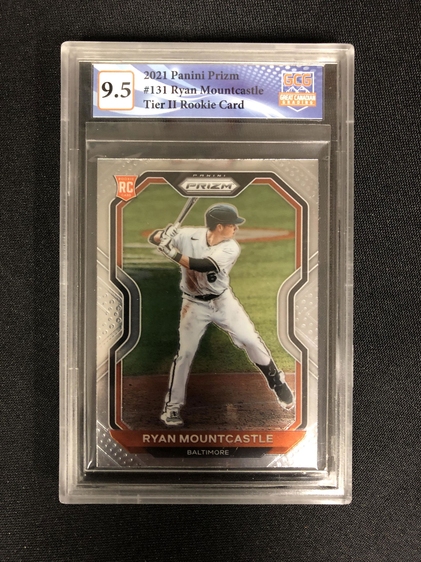 2021 PANINI PRIZM NO.131 RYAN MOUNTCASTLE RC (GCG 9.5) (1 of 2)